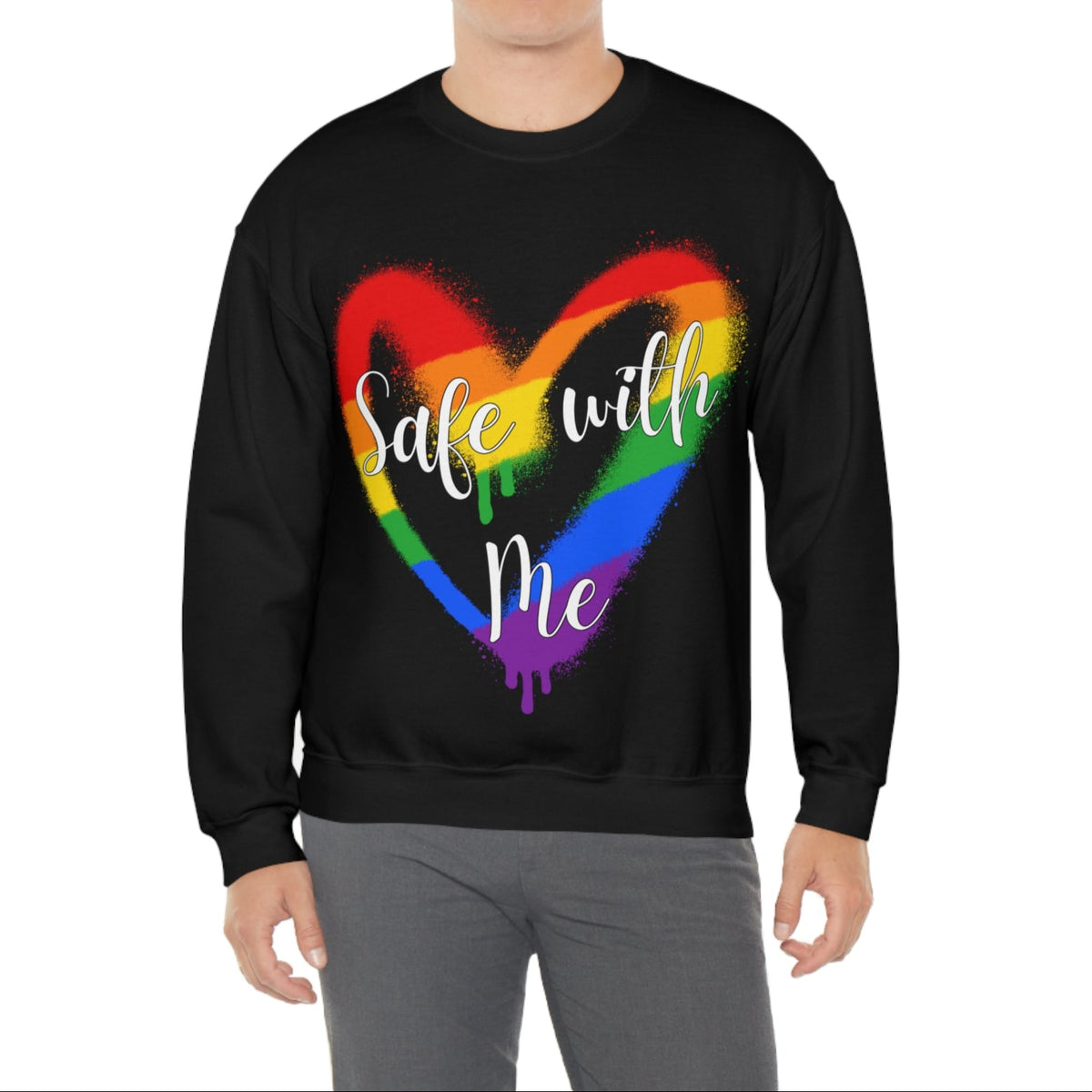 You're Safe with Me! Pullover - Sweatshirt - Twisted Jezebel