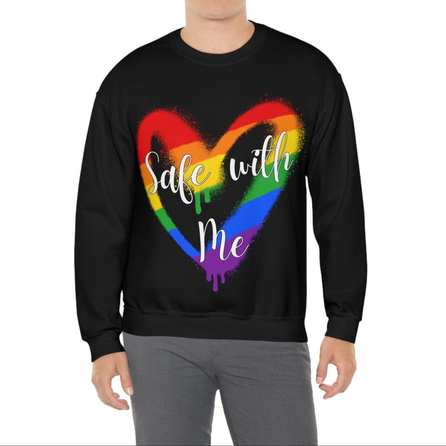 You're Safe with Me! Pullover - Sweatshirt - Twisted Jezebel