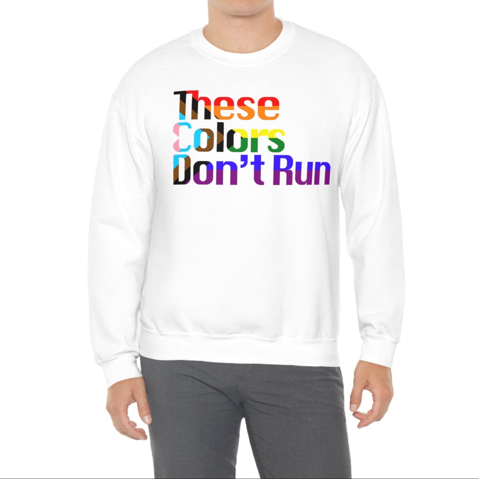 These Colors Don't Run Pullover - Sweatshirt - Twisted Jezebel