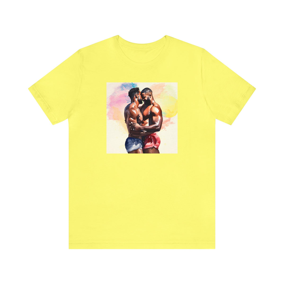 Gay Valentines: "Sunset Embrace" Tee - T-Shirt - Twisted Jezebel