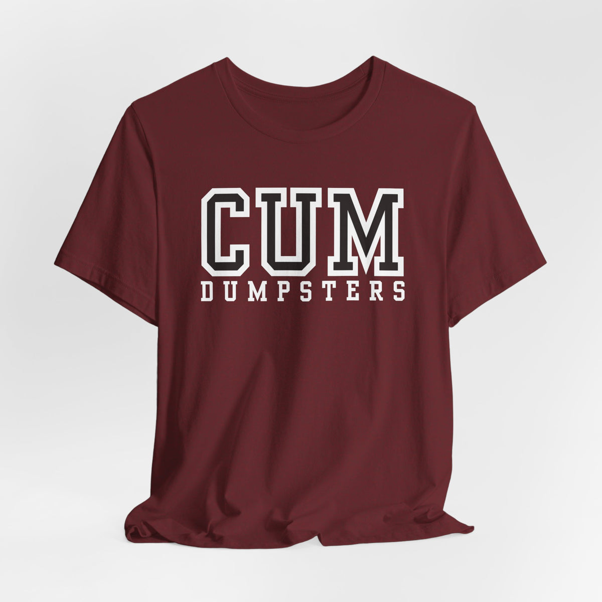 CUM Dumpsters University Letterman Tee - Tee - Twisted Jezebel