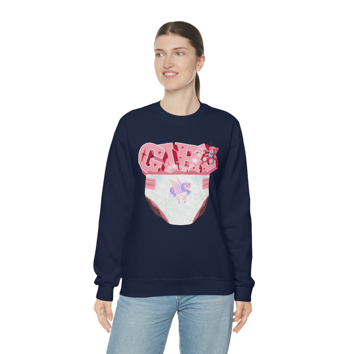 Diaper Girl Sweatshirt - Sweatshirt - Twisted Jezebel