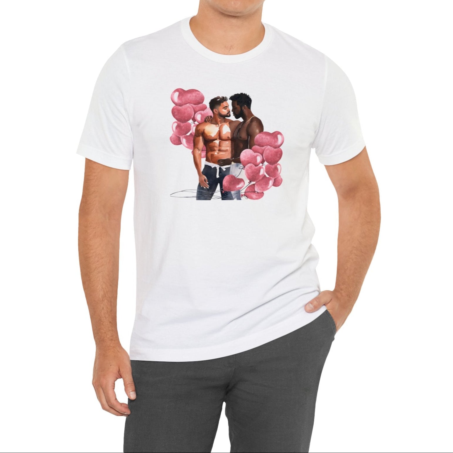 Gay Valentines: "Whispers of the Heart" Tee - T-Shirt - Twisted Jezebel