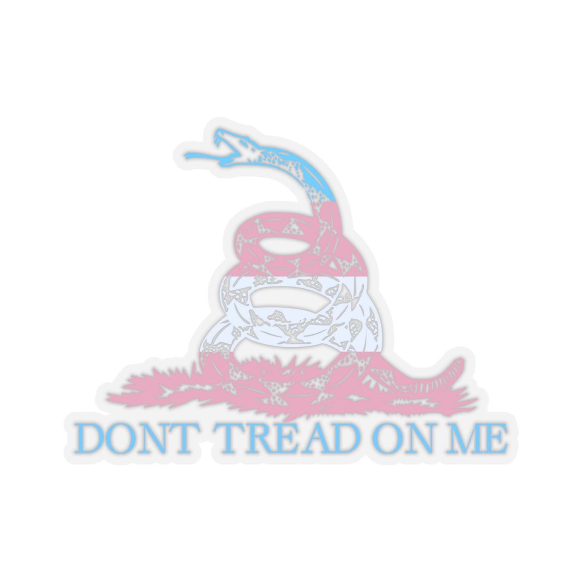 Dont Treat On Me Trans Edition Kiss-Cut Stickers - Kiss-Cut Stickers - Twisted Jezebel