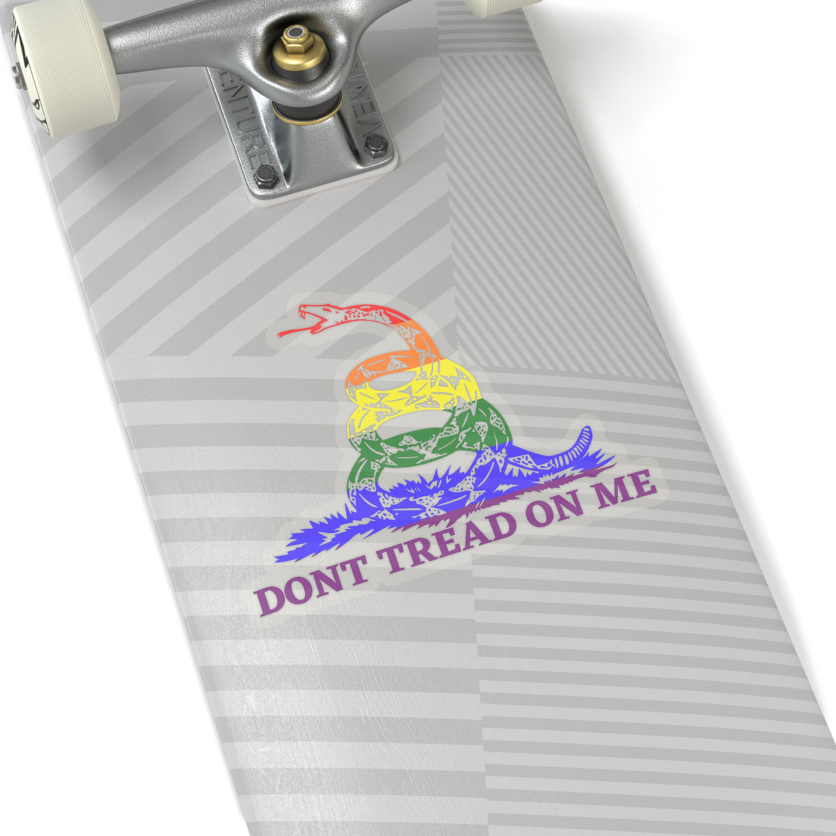 Dont Tread On Me Pride Edition Kiss-Cut Stickers - Kiss-Cut Stickers - Twisted Jezebel