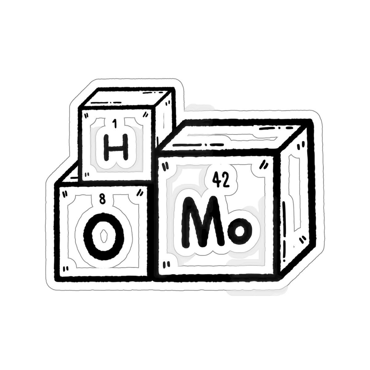 HOMo Kiss-Cut Stickers - Kiss-Cut Stickers - Twisted Jezebel