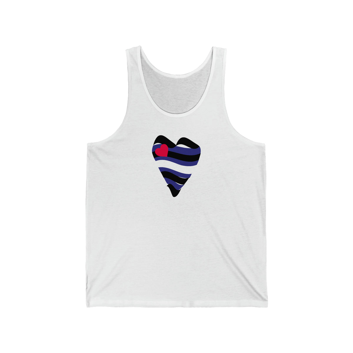 Leather Heart Tank - Tank - Twisted Jezebel