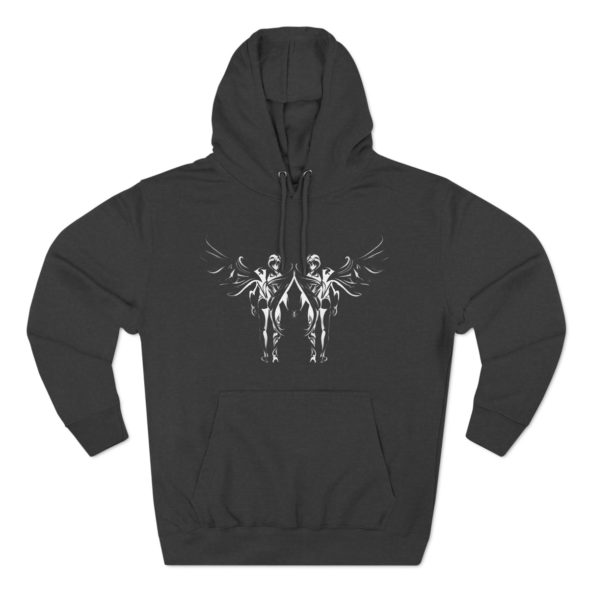 Angels in Love Three-Panel Fleece Hoodie - Hoodie - Twisted Jezebel
