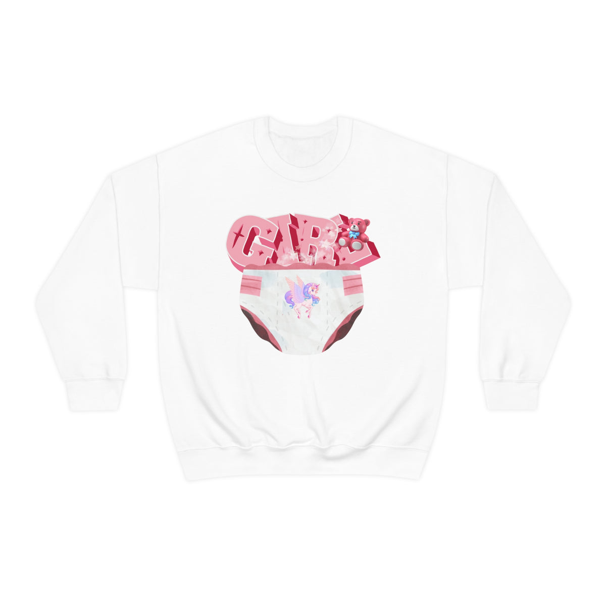 Diaper Girl Sweatshirt - Sweatshirt - Twisted Jezebel