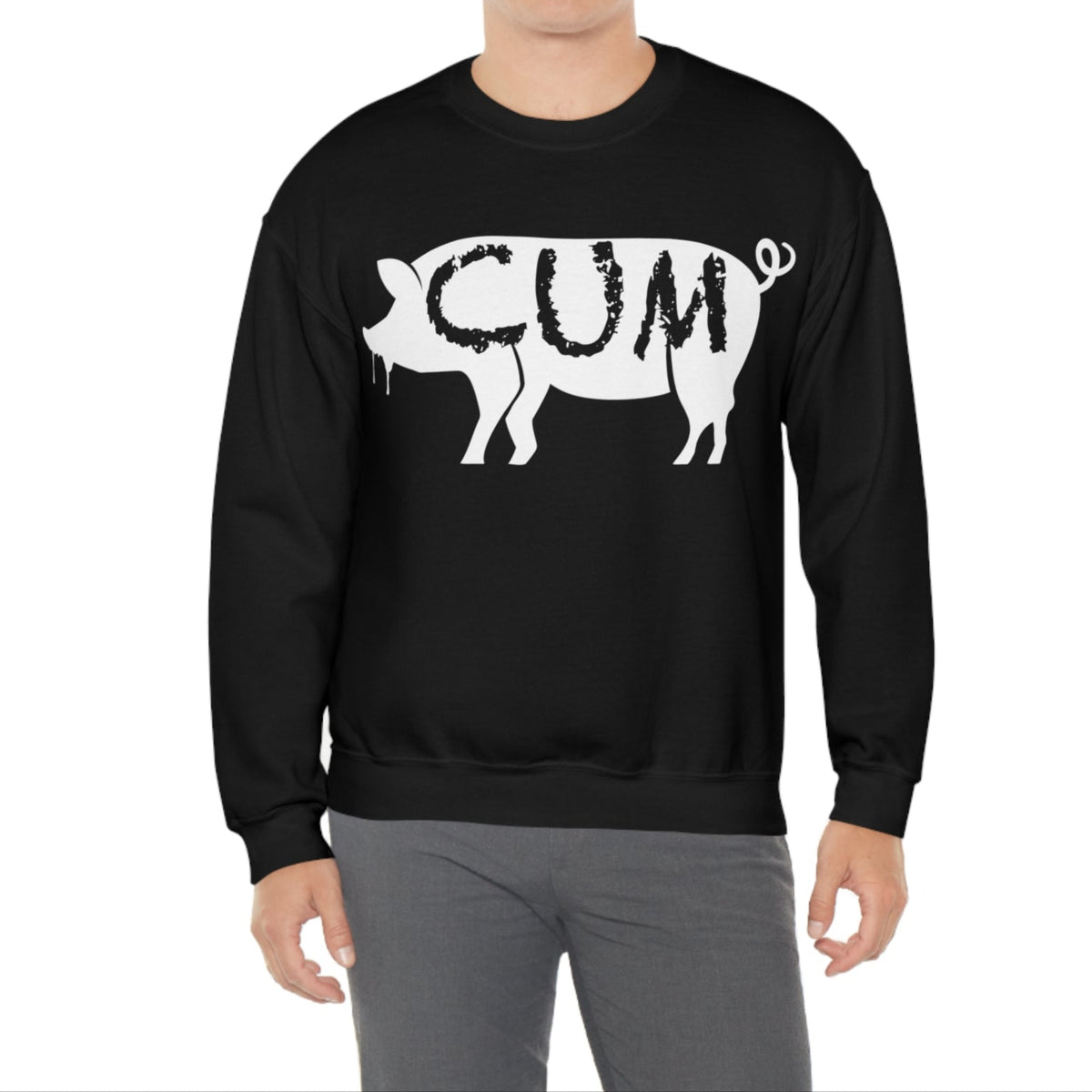 Cum Pig Pullover - Sweatshirt - Twisted Jezebel