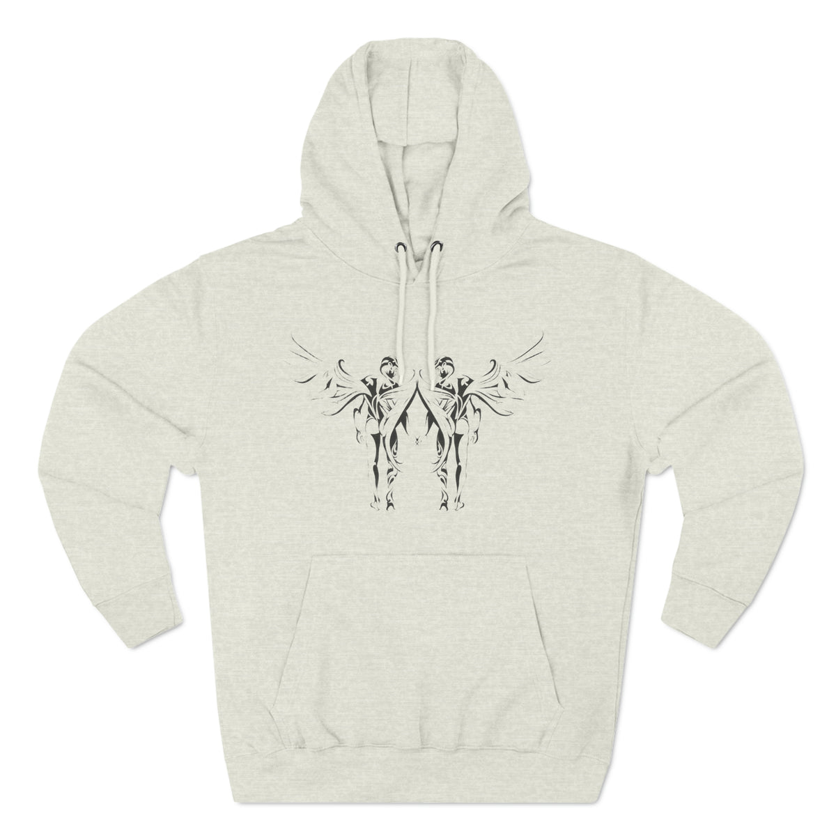 Angels in Love Three-Panel Fleece Hoodie - Hoodie - Twisted Jezebel