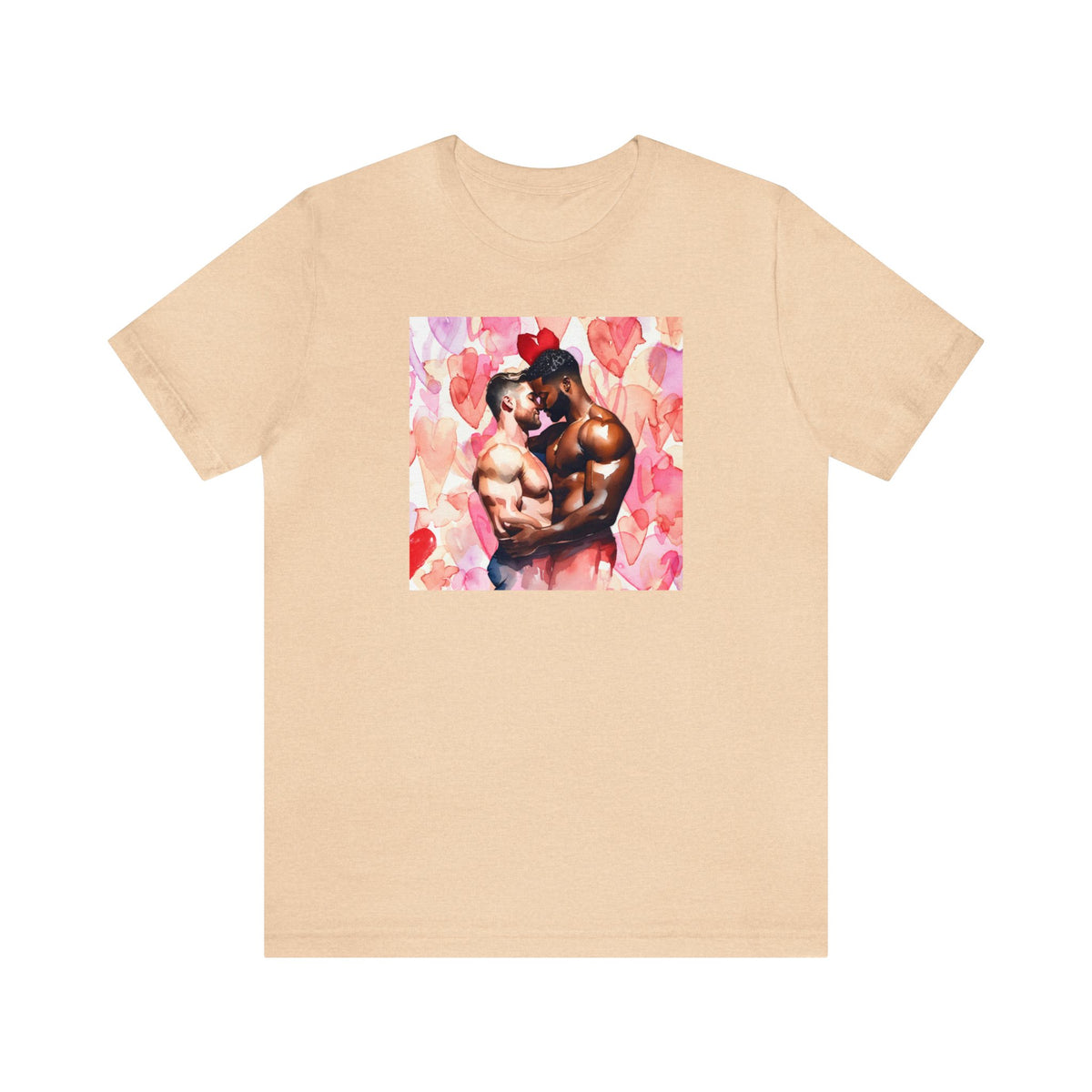 Gay Valentines: "United Hearts" Tee - T-Shirt - Twisted Jezebel