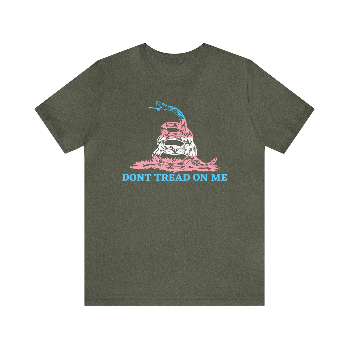 Don't Tread On Me Trans Pride Edition Tee - Tee - Twisted Jezebel