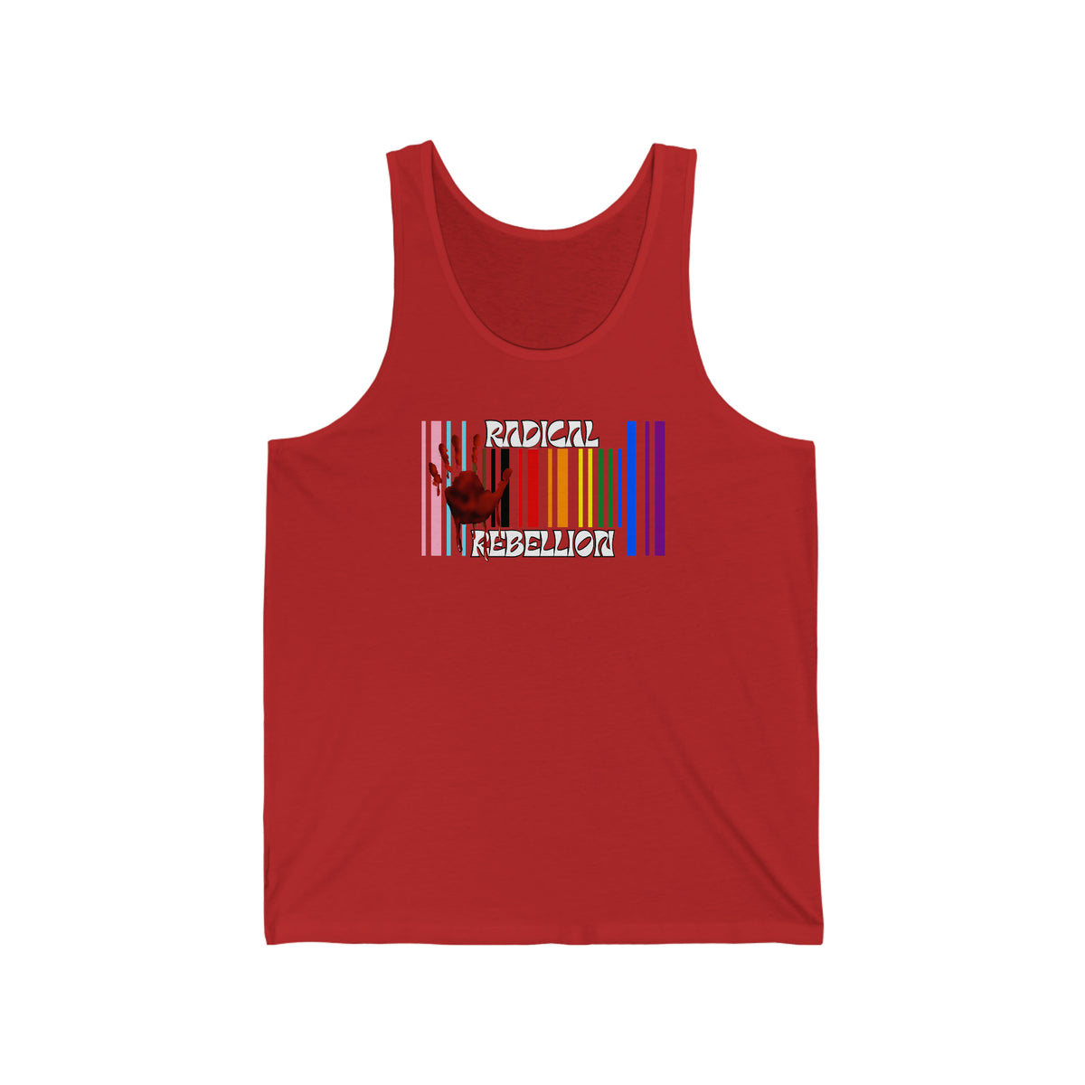 Radical Rainbow Rebellion, Blood On Your Hands Limited Edition Tank - Tank - Twisted Jezebel