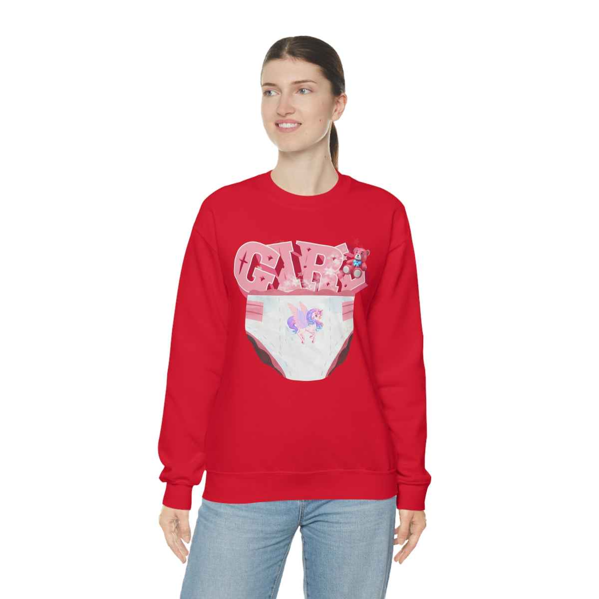 Diaper Girl Sweatshirt - Sweatshirt - Twisted Jezebel