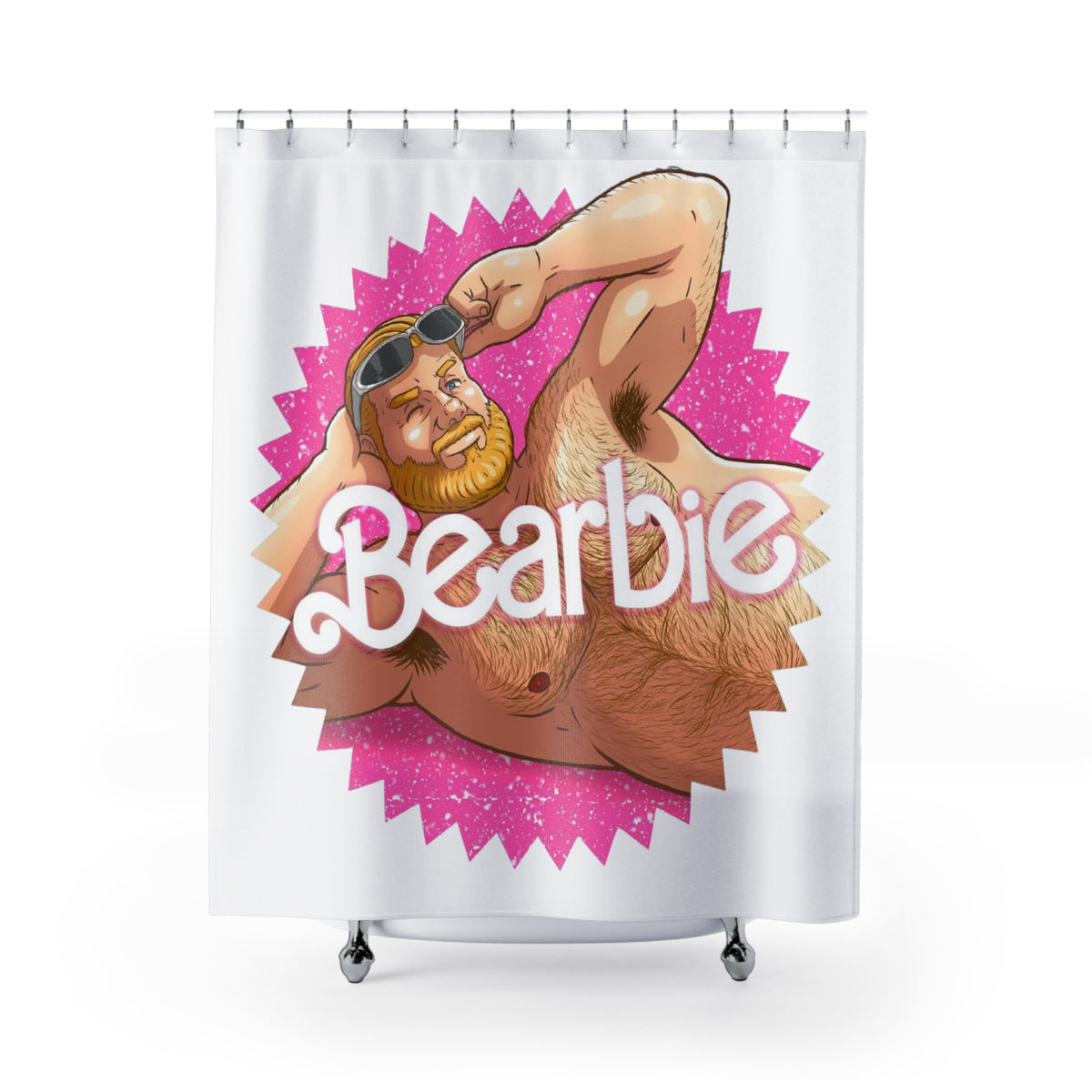 Bearbie Shower Curtain - Shower Curtain - Twisted Jezebel