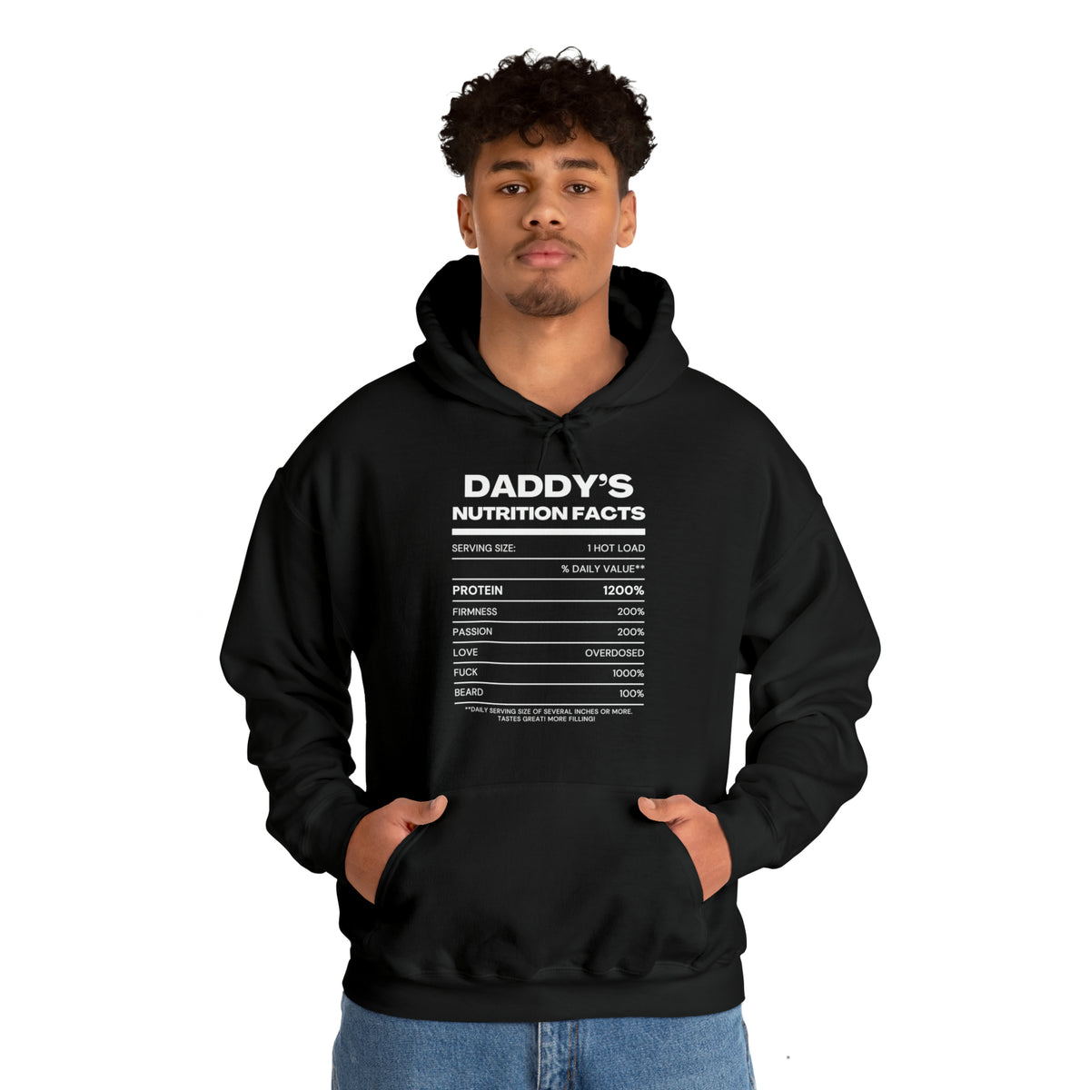 Daddy's Nutrition Facts Hoodie - Hoodie - Twisted Jezebel