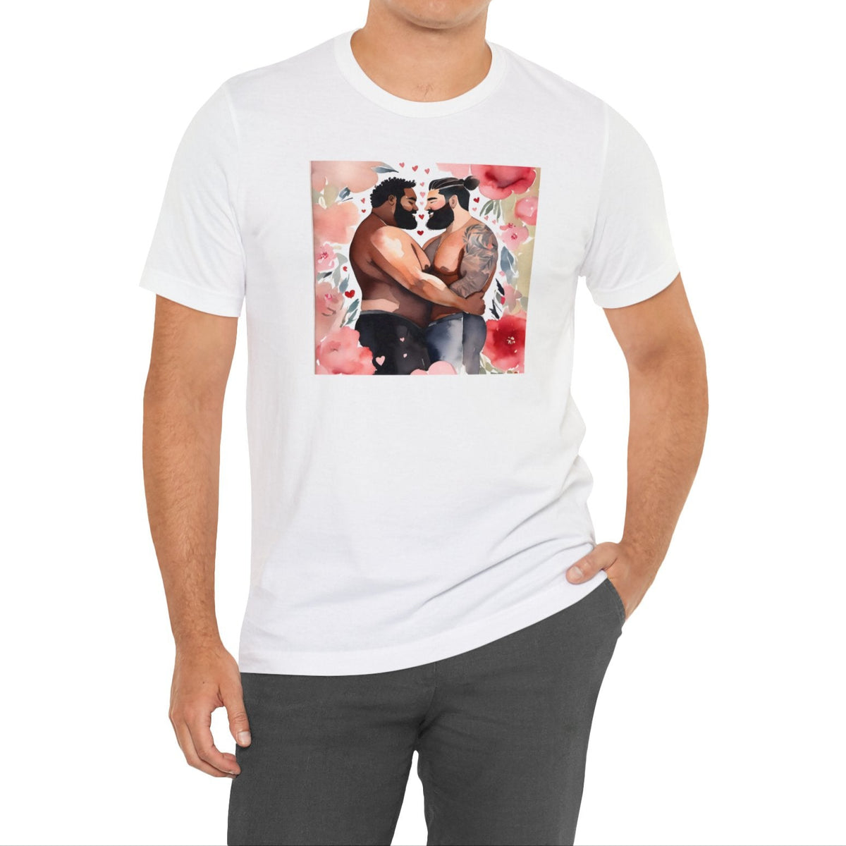 Gay Valentines: "Blossoming Love" Tee - T-Shirt - Twisted Jezebel