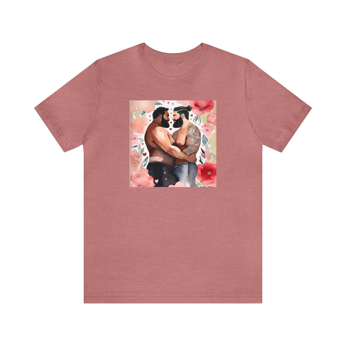Gay Valentines: "Blossoming Love" Tee - T-Shirt - Twisted Jezebel