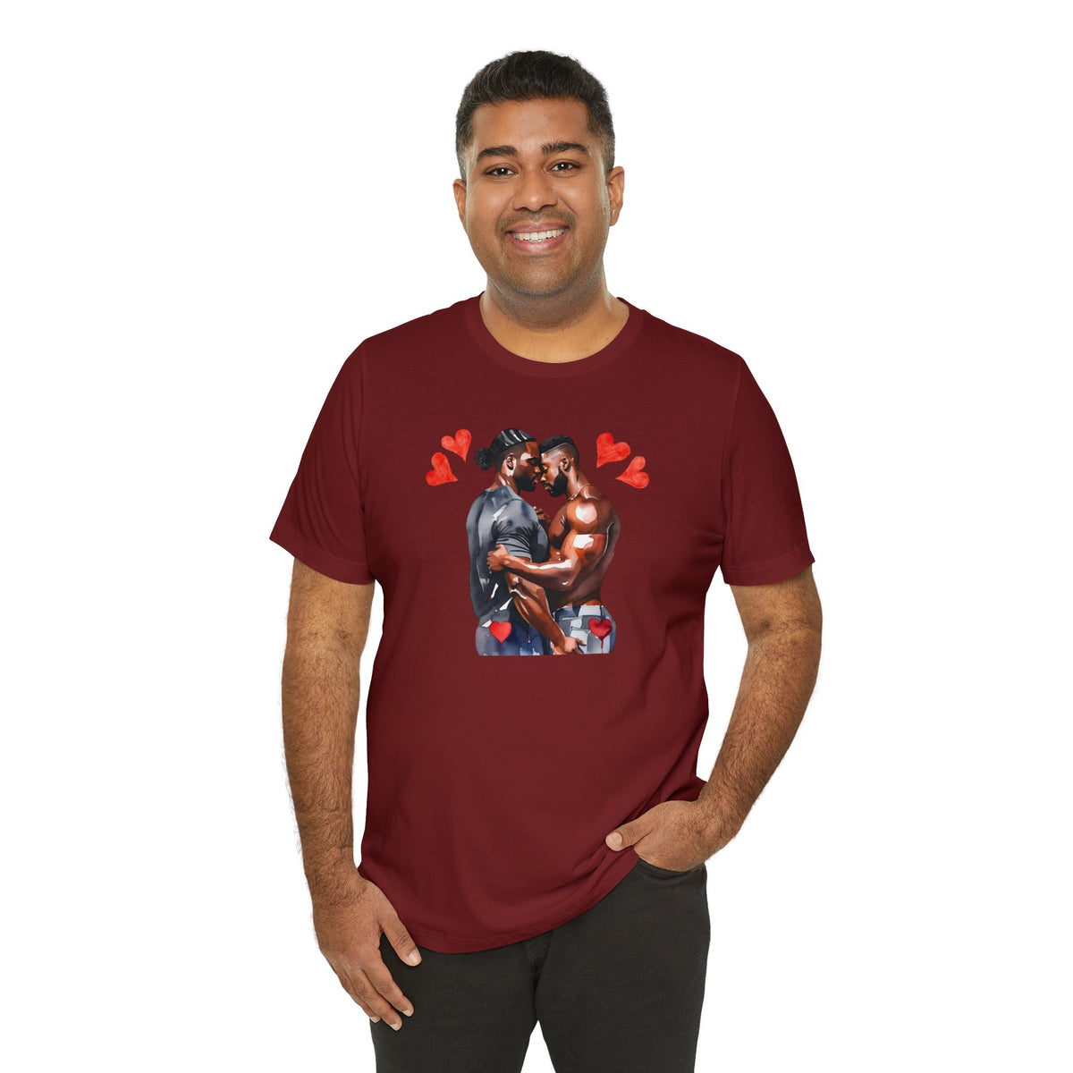 Gay Valentines: "Embrace in Love" Tee - T-Shirt - Twisted Jezebel