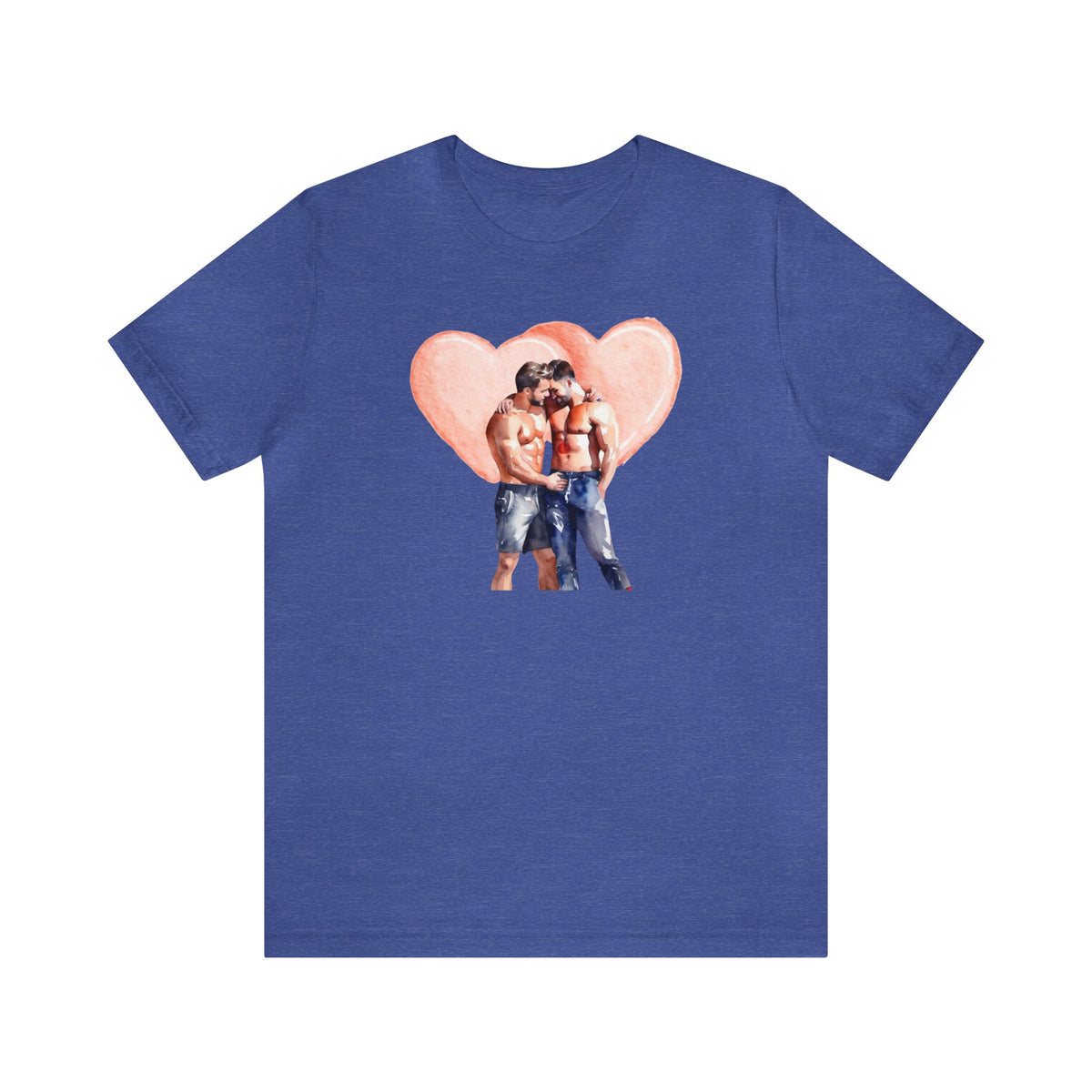 Gay Valentines: "Heartfelt Connection" Tee - T-Shirt - Twisted Jezebel