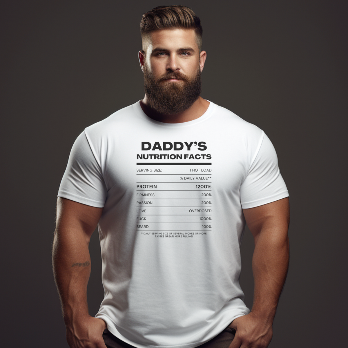 Daddy's Nutrition Facts Tee - Tee - Twisted Jezebel