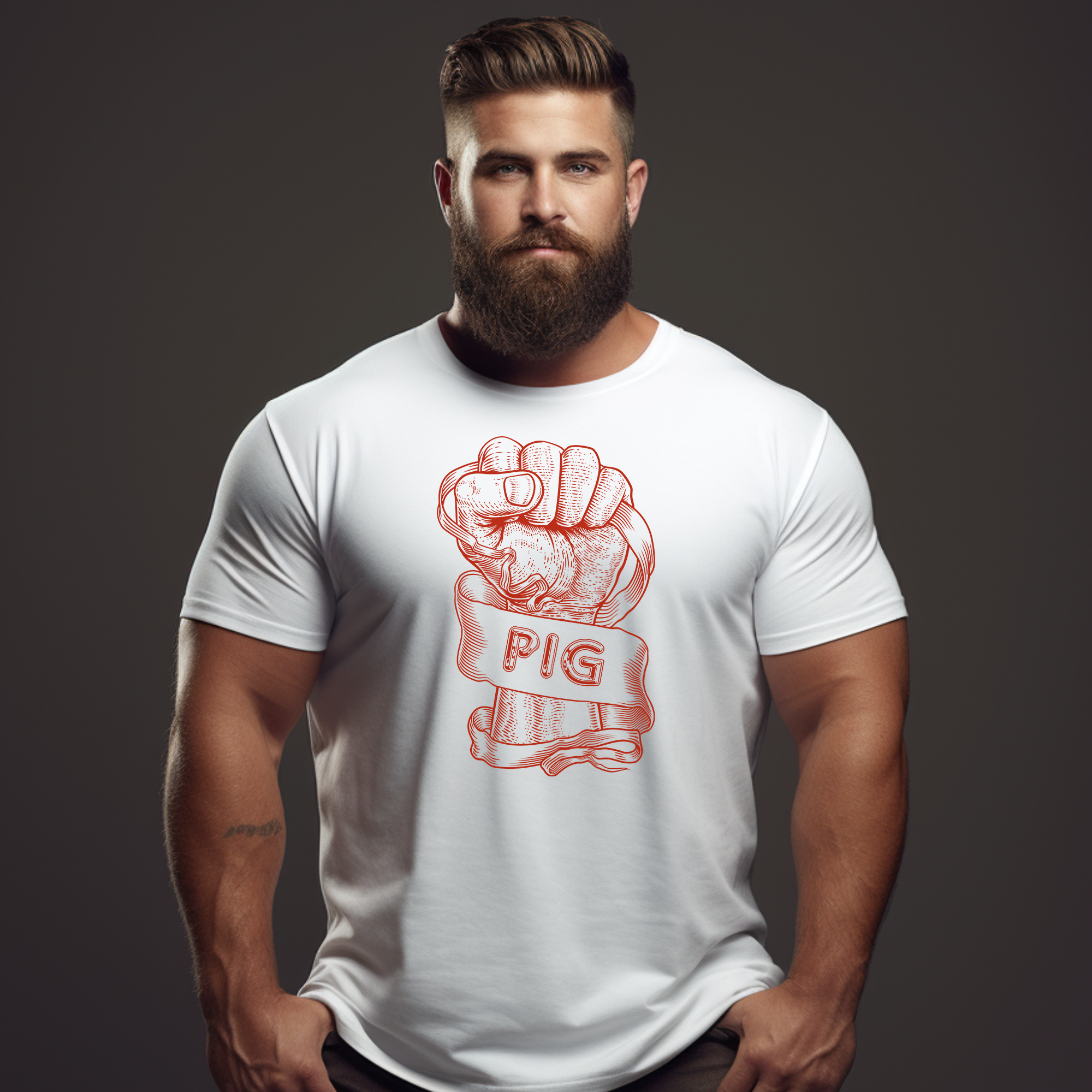 FFist Pig Tee - Tee - Twisted Jezebel
