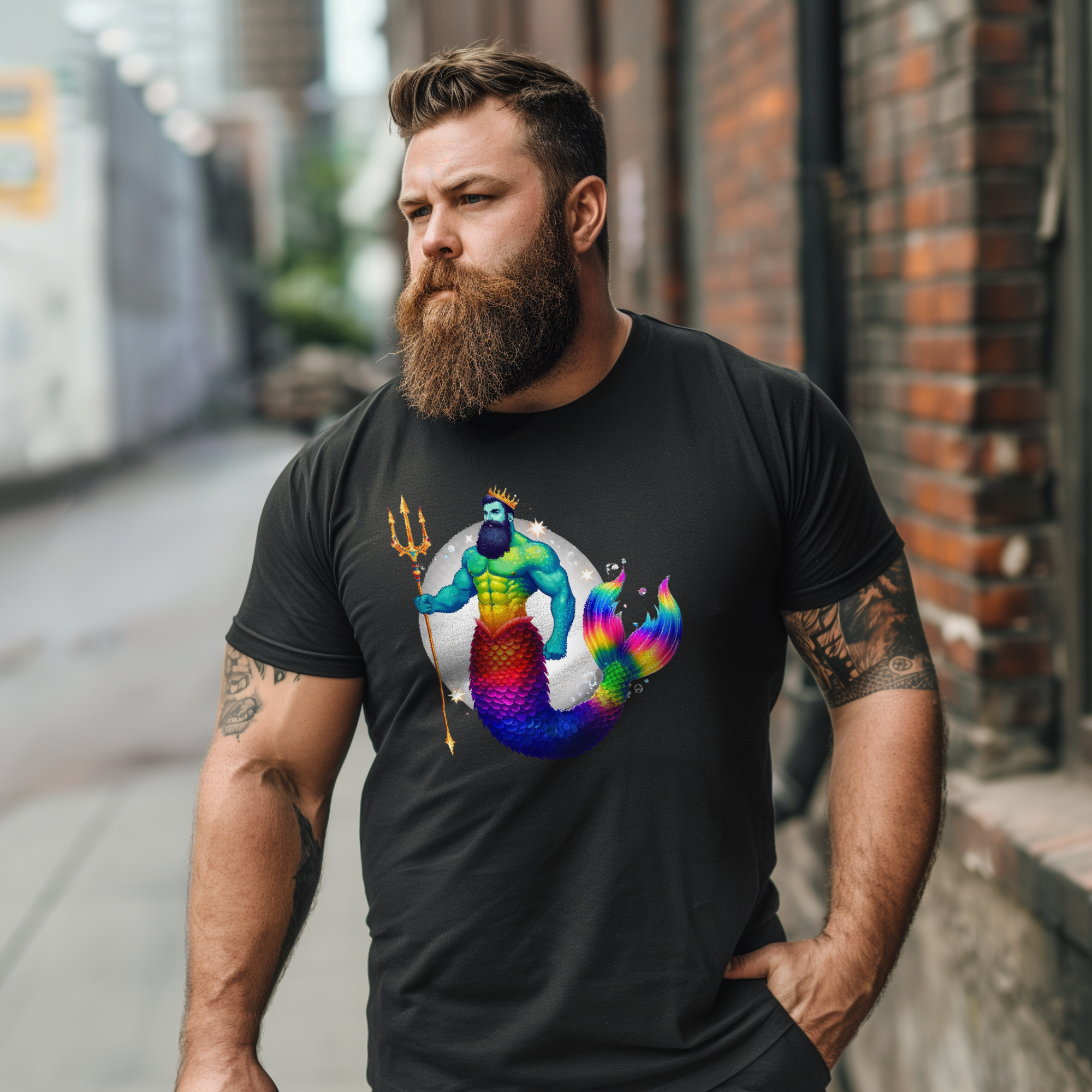 Hunky Daddy Merman II Tee