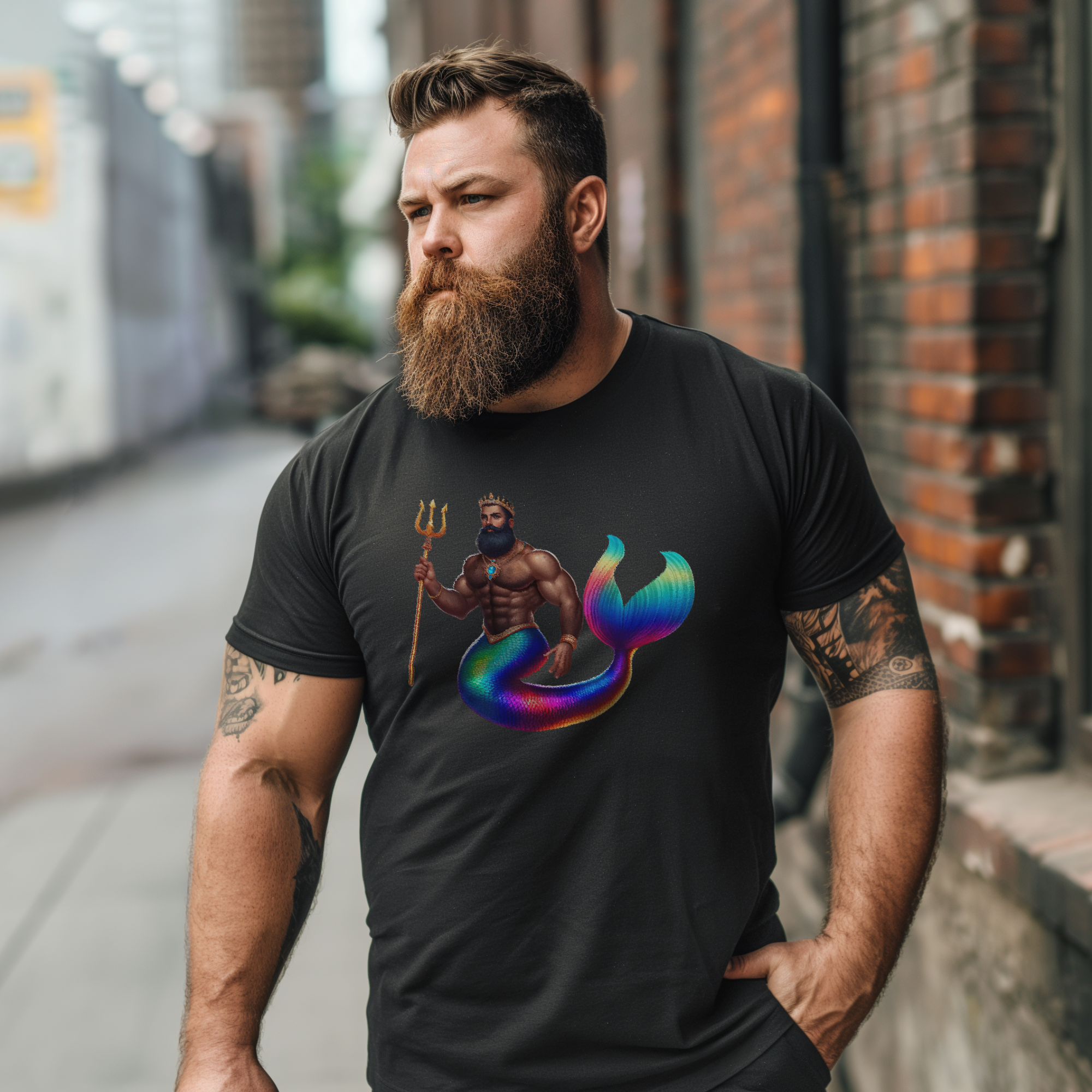 Hunky Daddy Merman III Tee