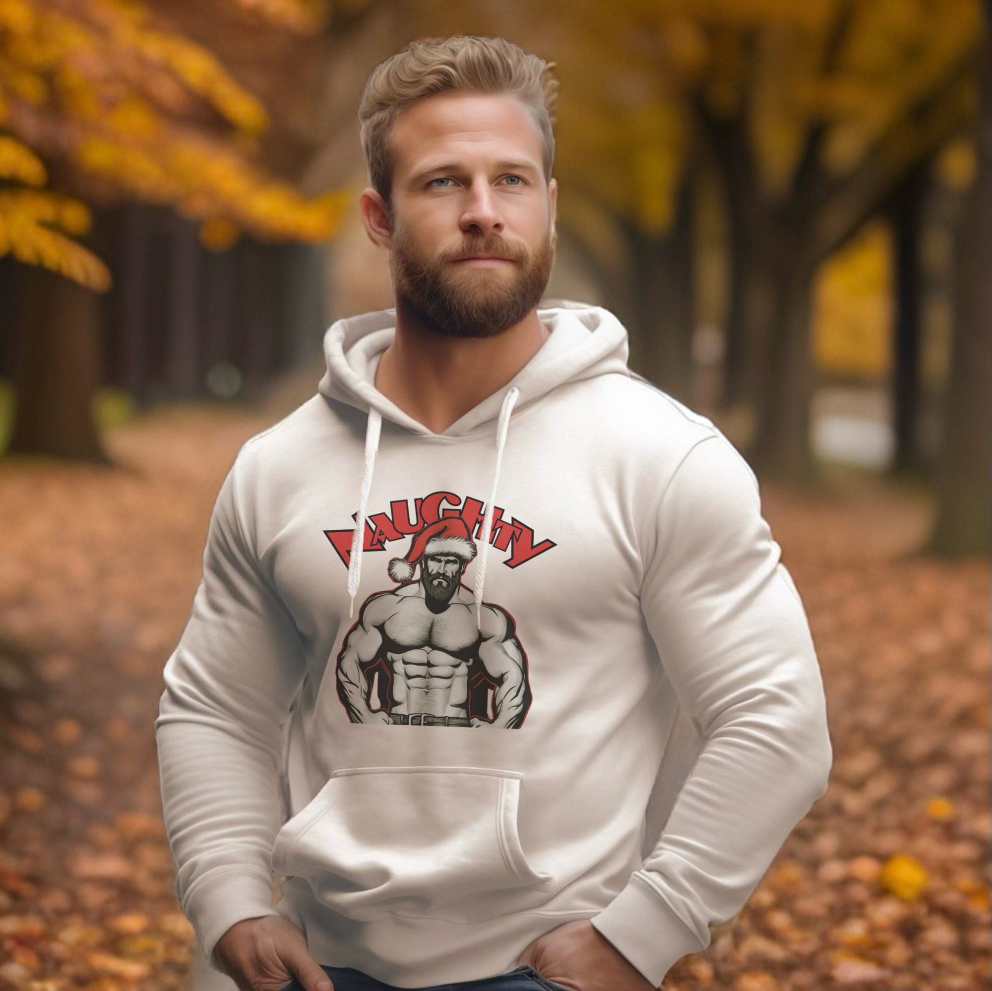 Naughty Daddy Three-Panel Fleece Hoodie