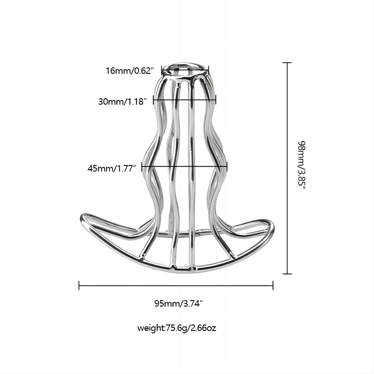 Stainless Steel Hole Stretcher - Anal Toy - Twisted Jezebel