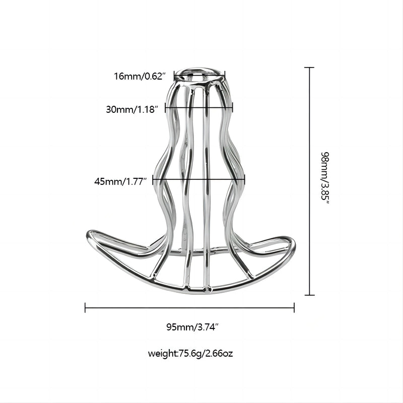 Stainless Steel Hole Stretcher - Anal Toy - Twisted Jezebel