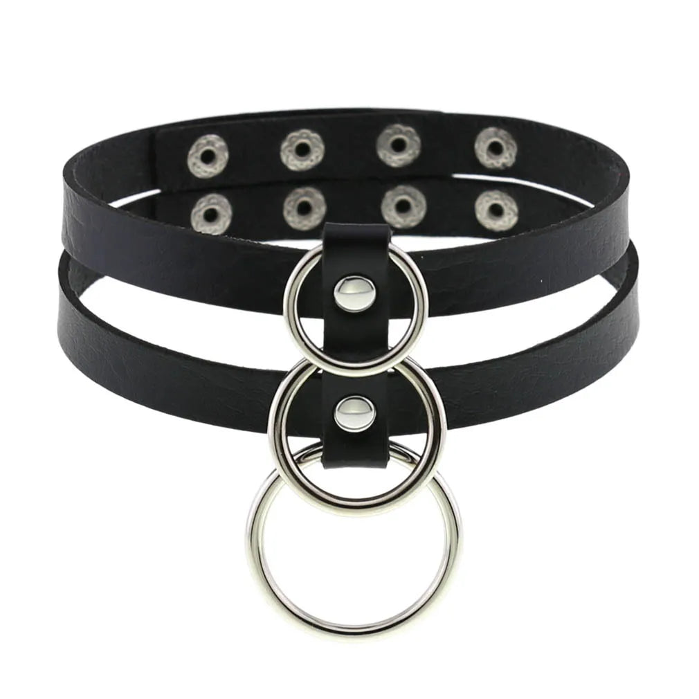 DEZI Choker Collars, Black - Collars - Twisted Jezebel