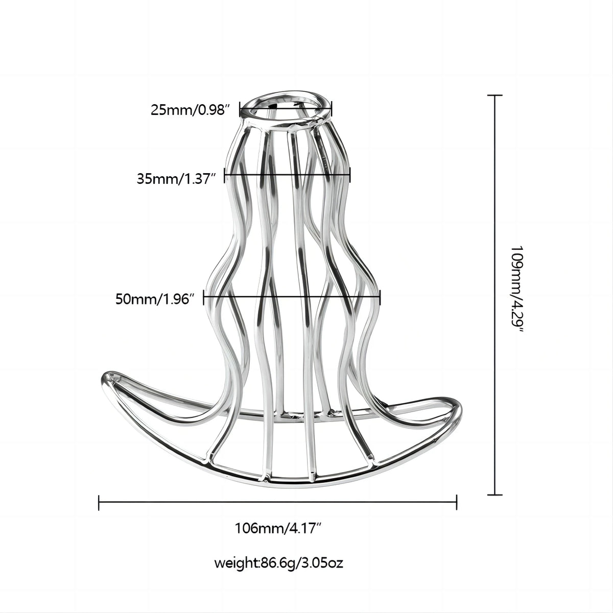Stainless Steel Hole Stretcher - Anal Toy - Twisted Jezebel