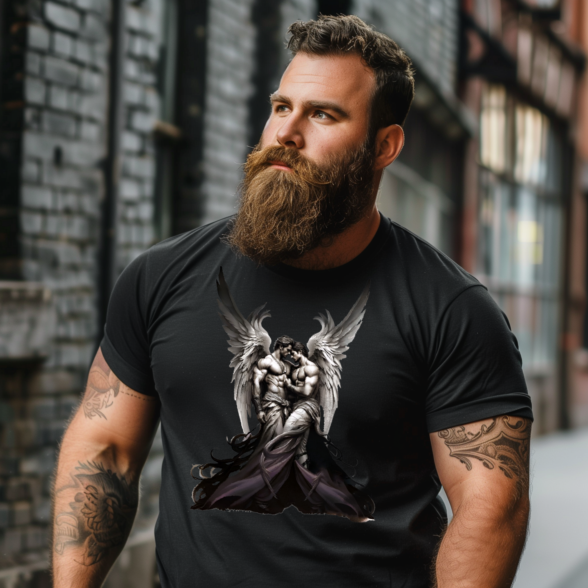 Raptured Angels Tee - Tee - Twisted Jezebel