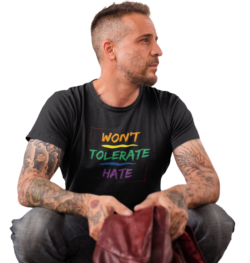 Won't Tolerate Hate Pride Edition - Tee - Twisted Jezebel