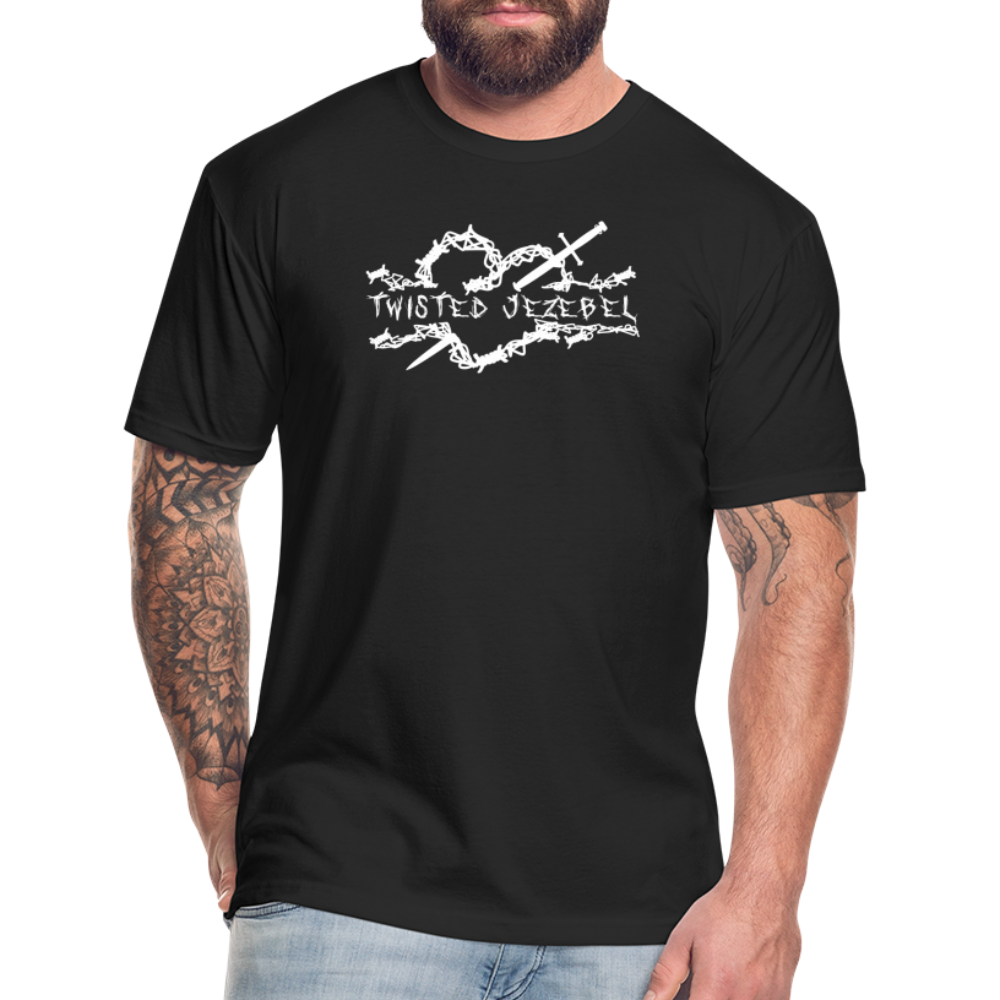 TJ Heart White - Tee - Twisted Jezebel