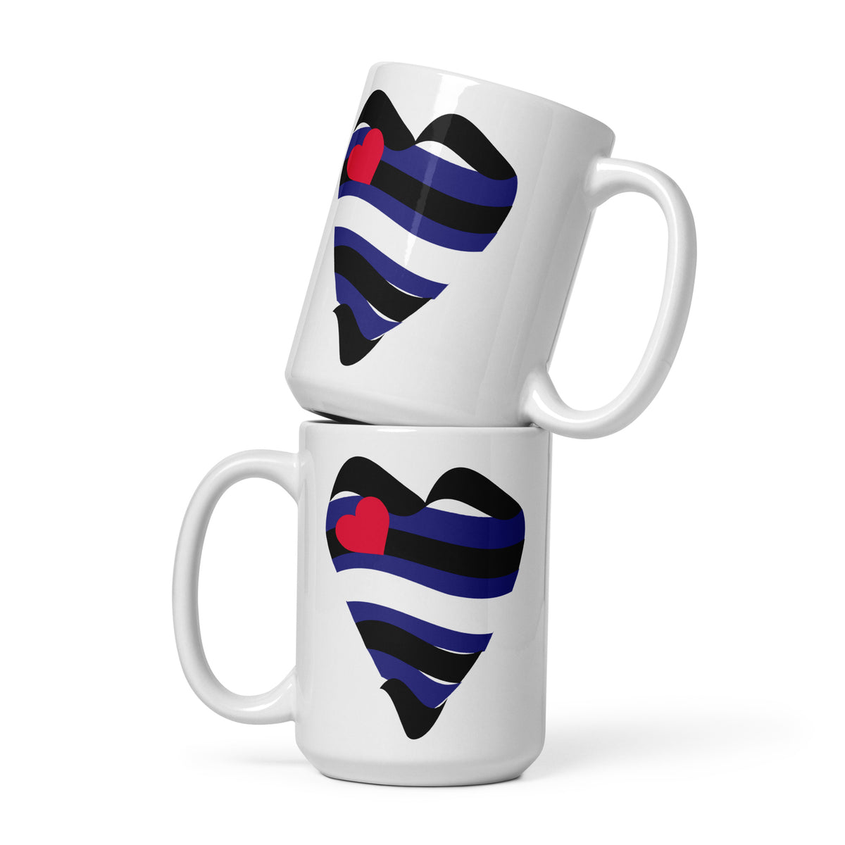 Leather Heart Mug - mug - Twisted Jezebel