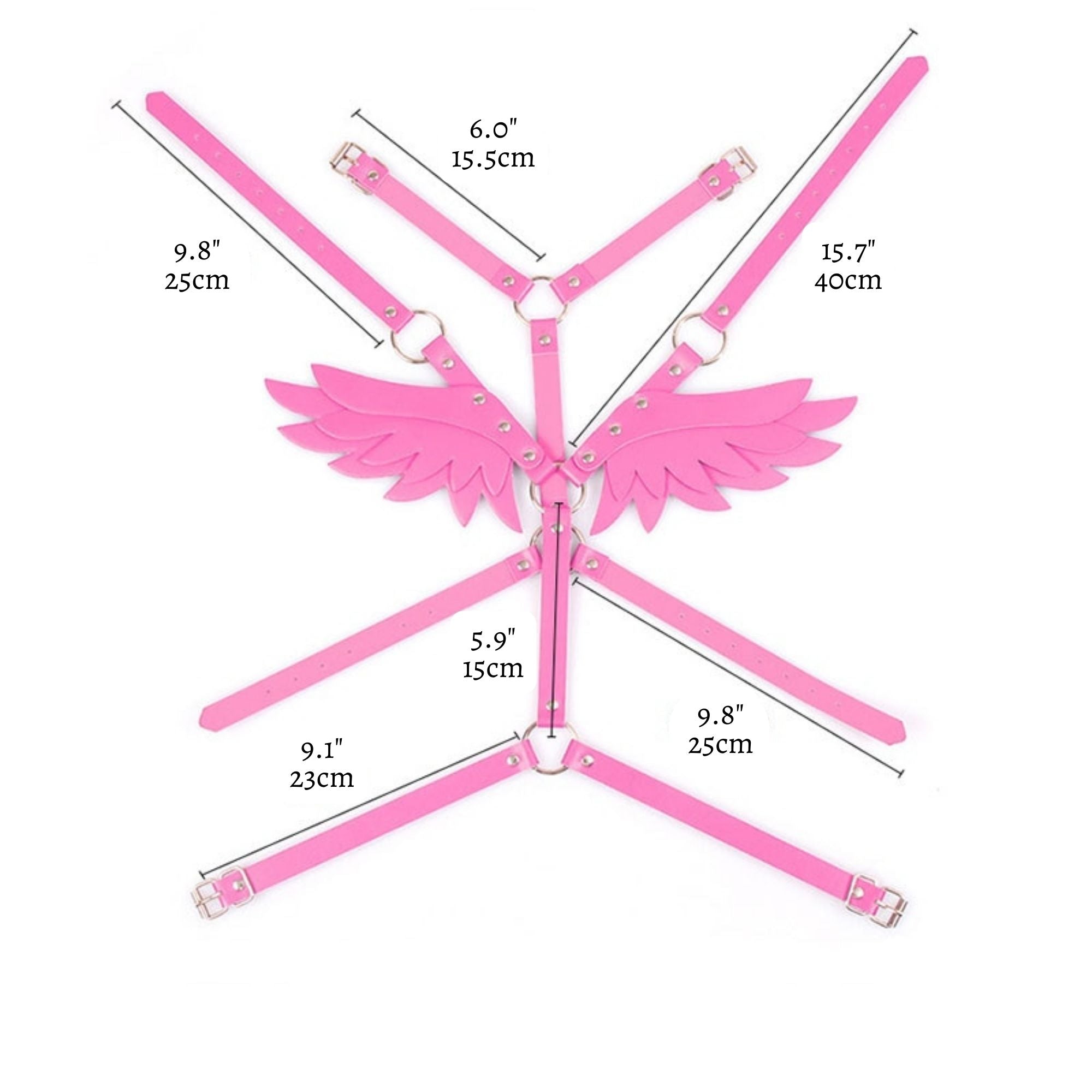 Broken Angel Sissy Harness - Garter - Twisted Jezebel