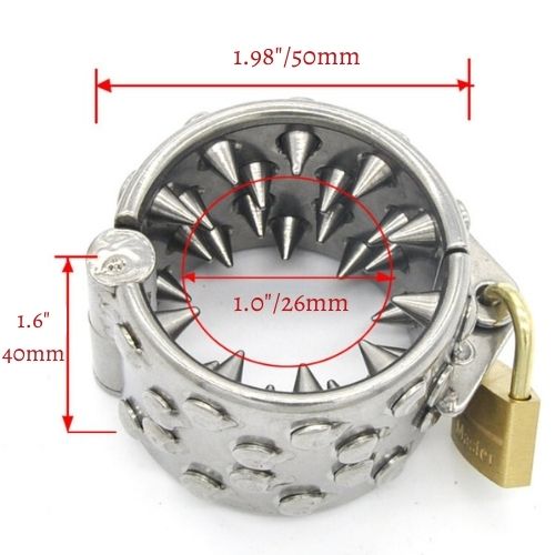 Piranha Penis & Scrotal Ring: 4 Row - Chastity Cages - Twisted Jezebel