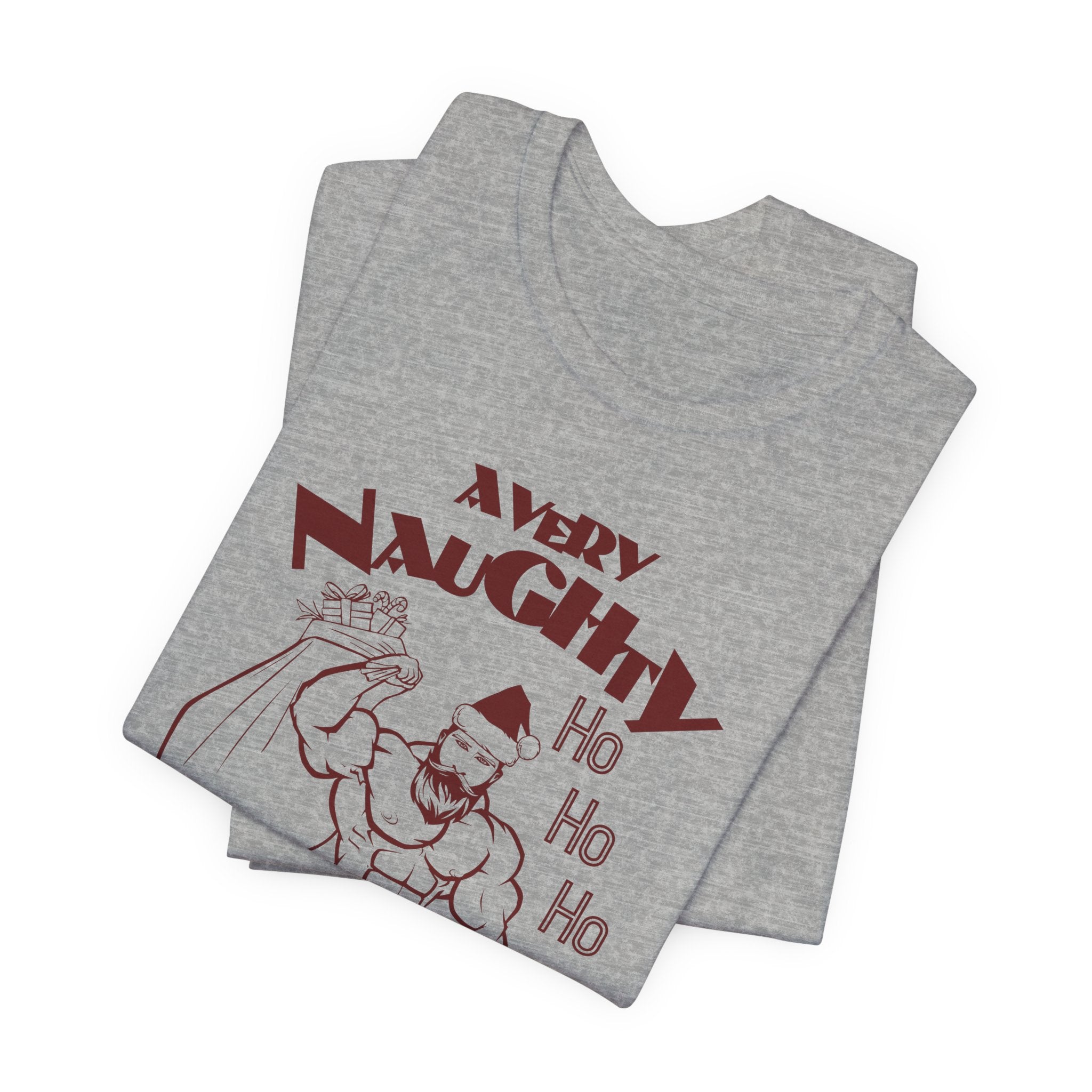 A Very Naughty Ho, Santa Muscle Bear Tee