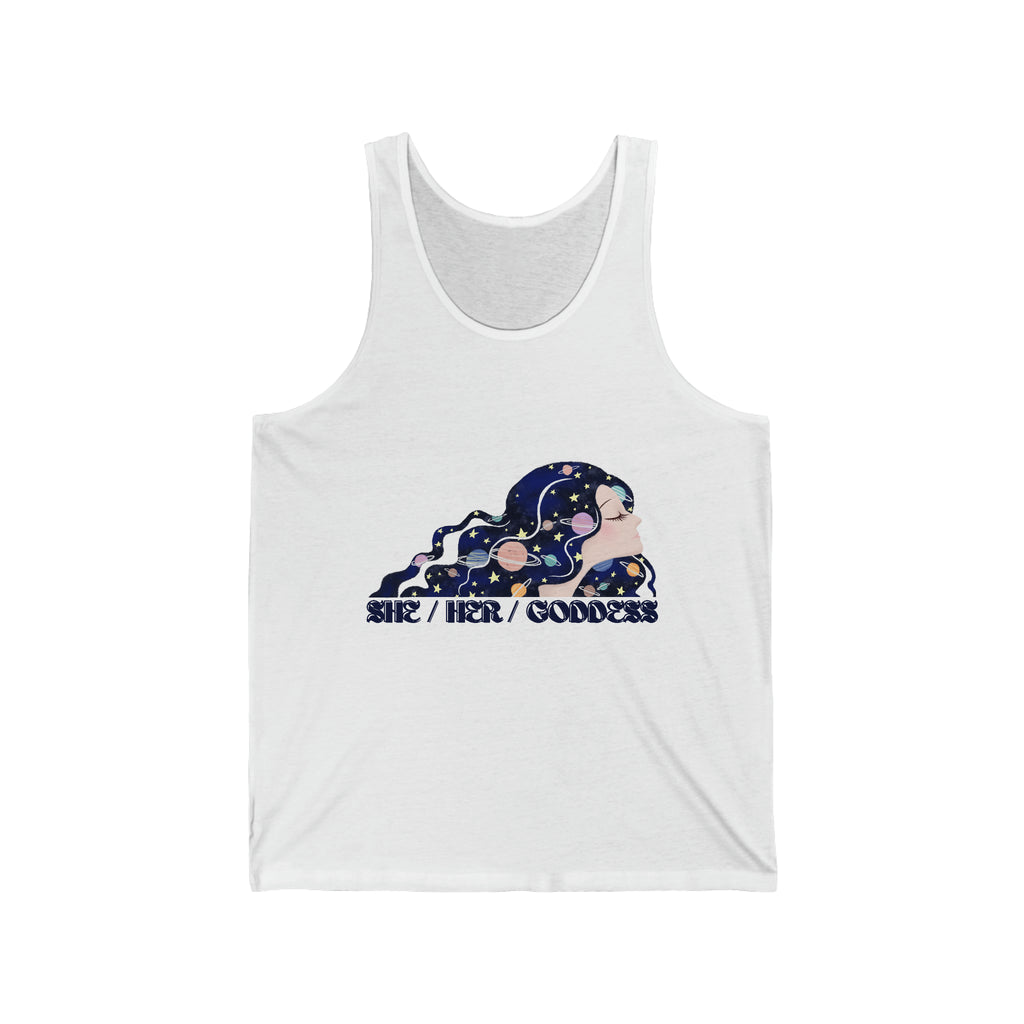 She/Her/Goddess Tank - Tank - Twisted Jezebel