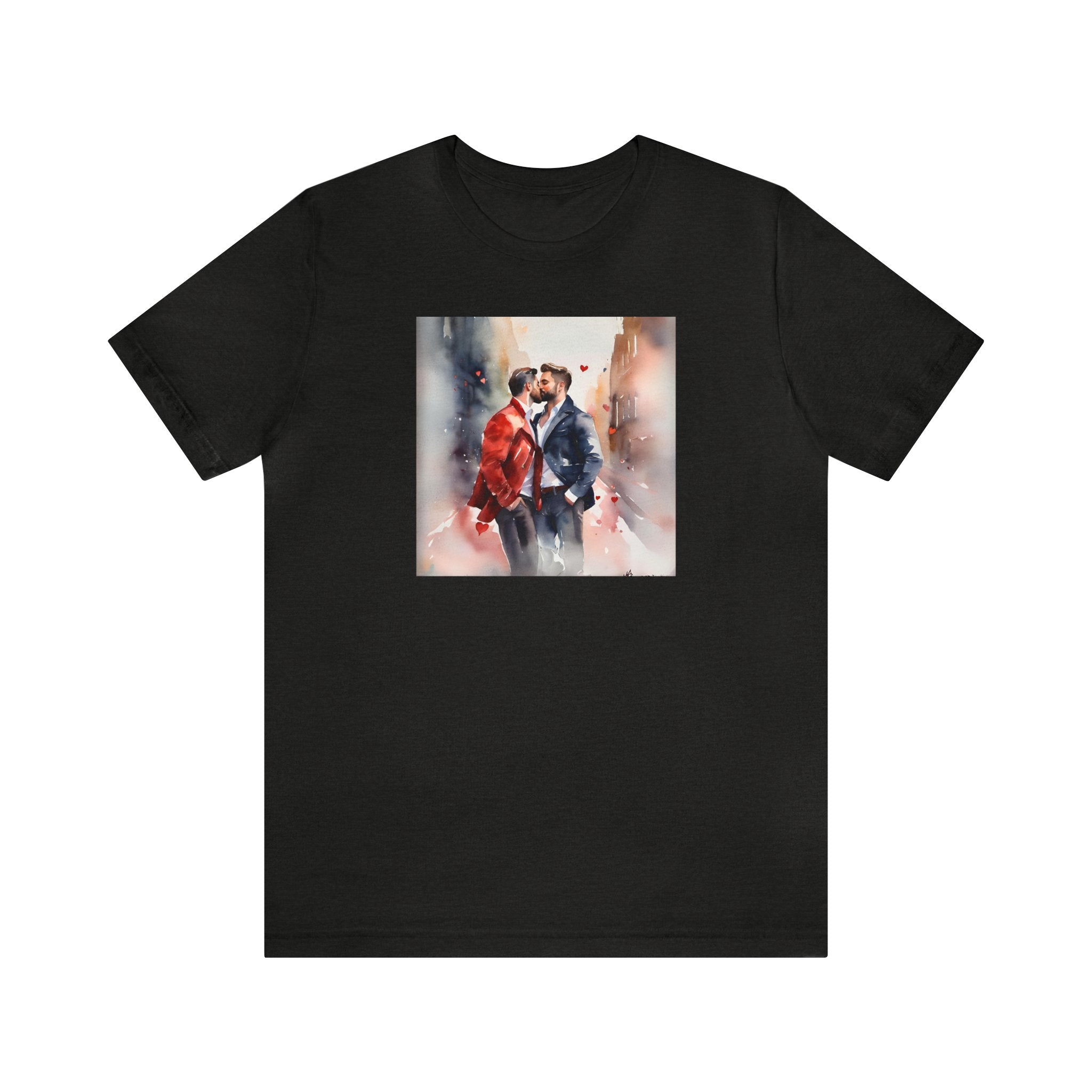 Gay Valentines: "Heartfelt Kiss" Tee - T-Shirt - Twisted Jezebel