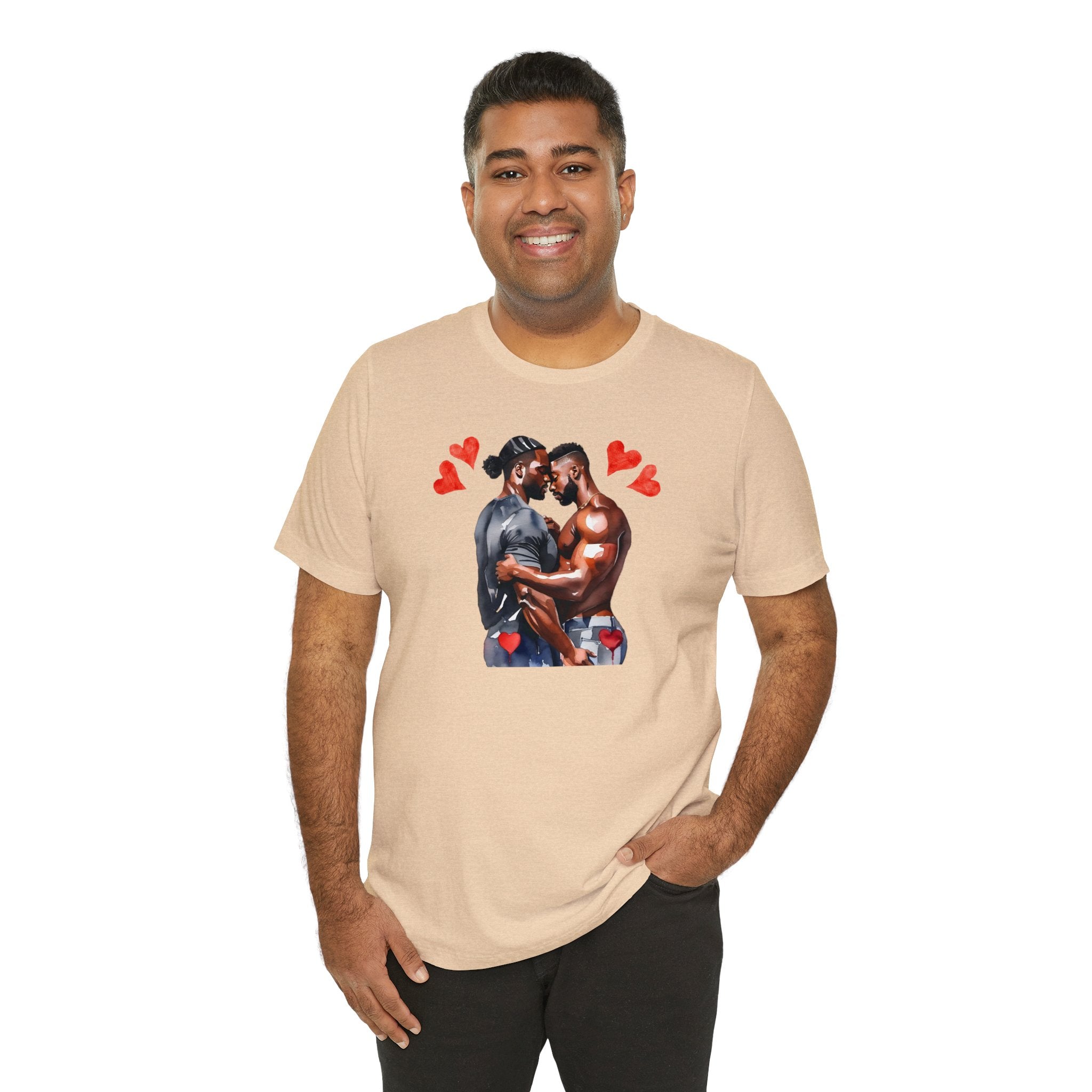 Gay Valentines: "Embrace in Love" Tee - T-Shirt - Twisted Jezebel
