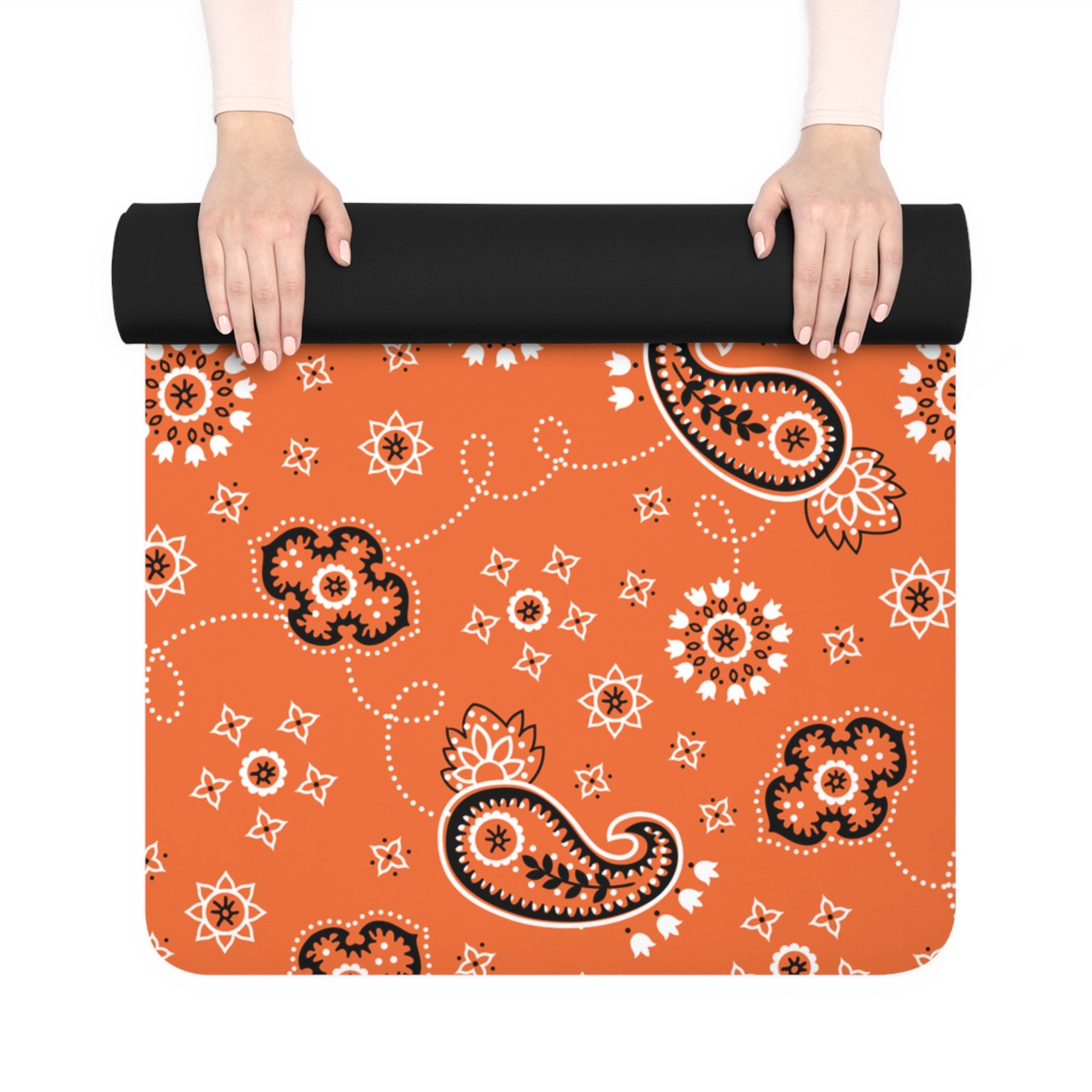 Hanky Code: Orange Fluid Proof Rimming Mat