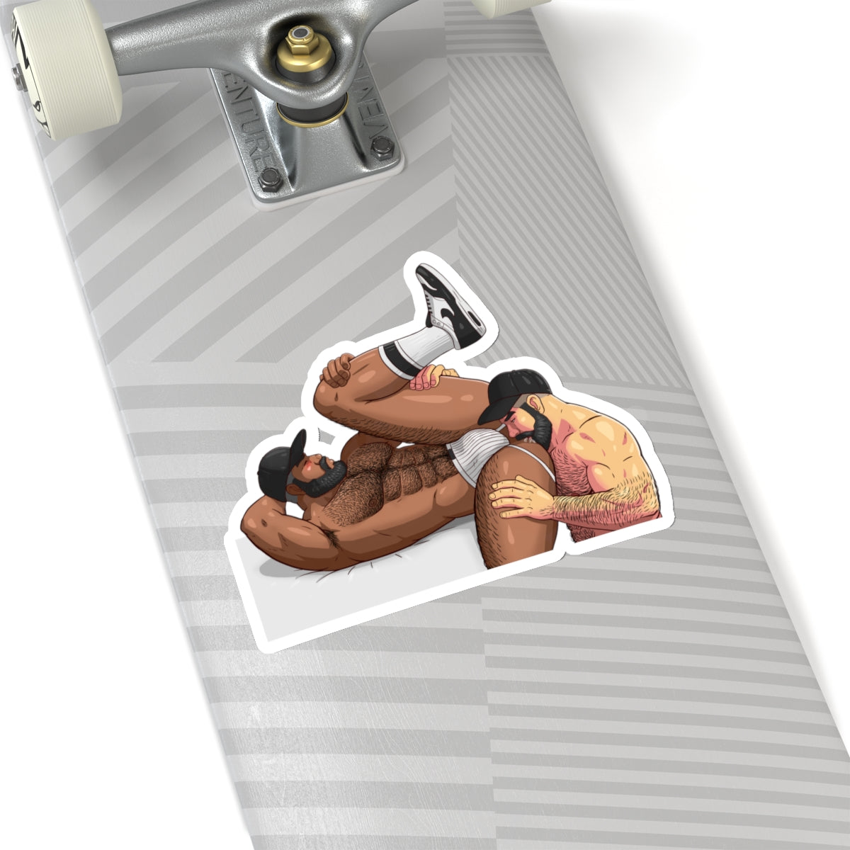 Men Rimming Kiss-Cut Stickers: Biracial I Edition