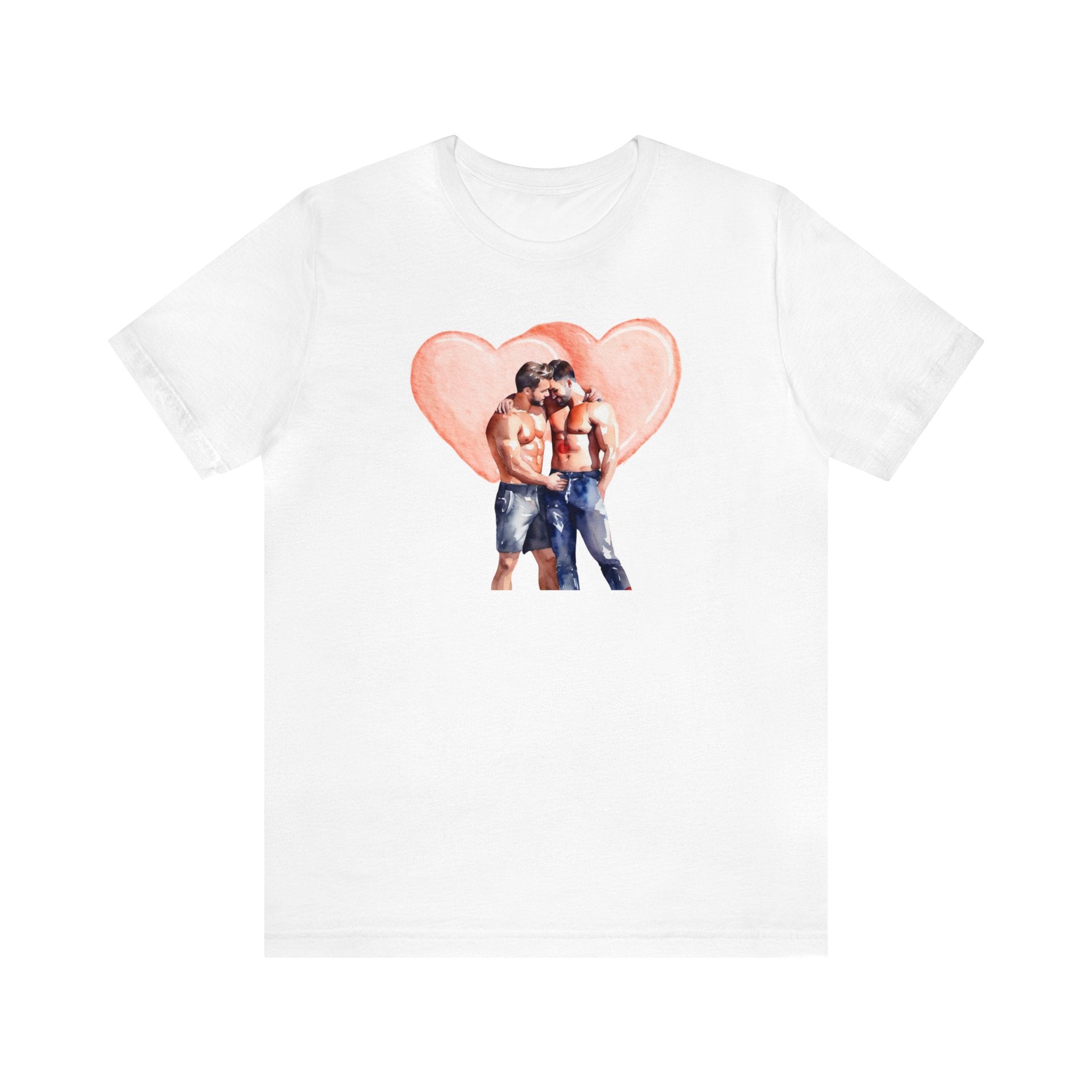 Gay Valentines: "Heartfelt Connection" Tee - T-Shirt - Twisted Jezebel