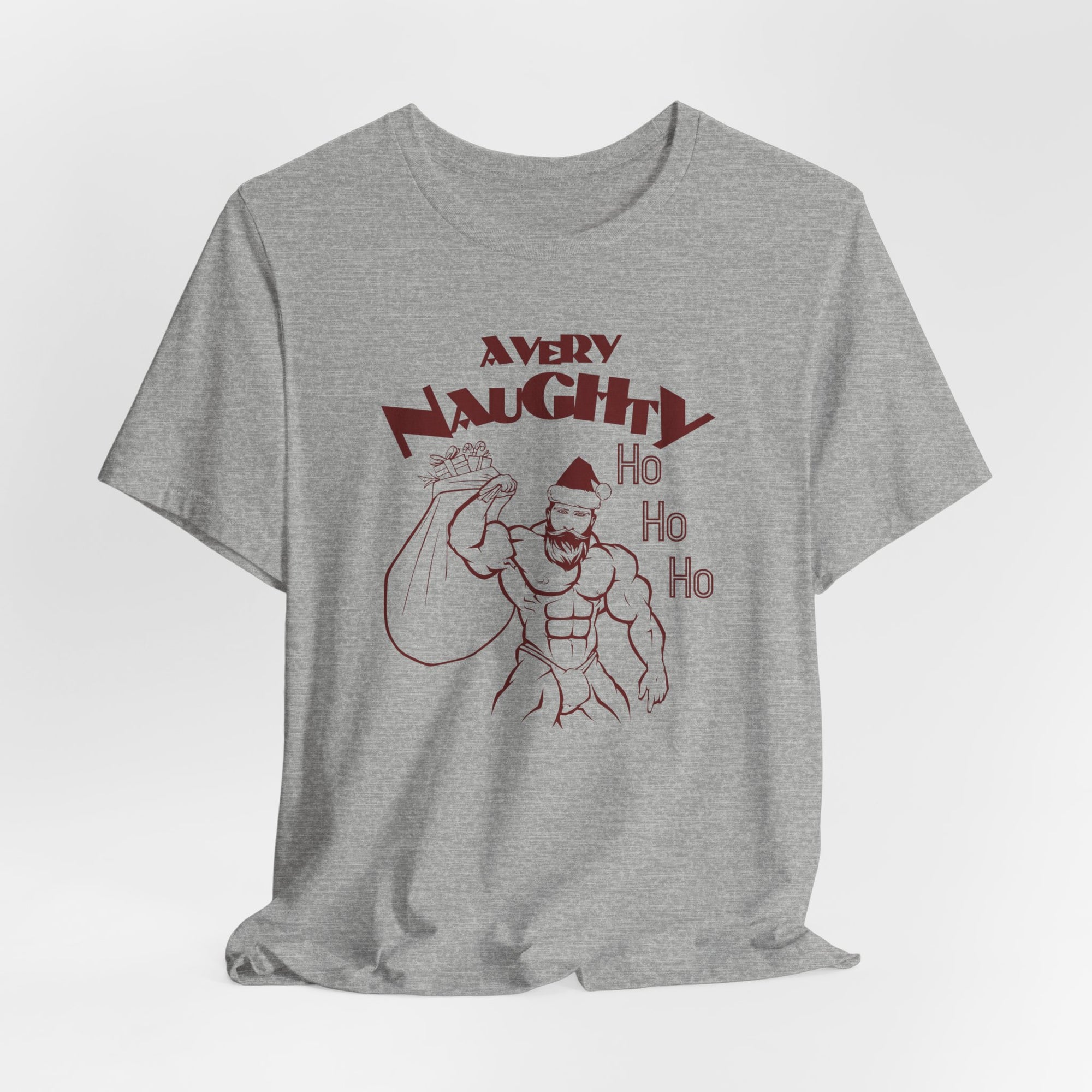 A Very Naughty Ho, Santa Muscle Bear Tee