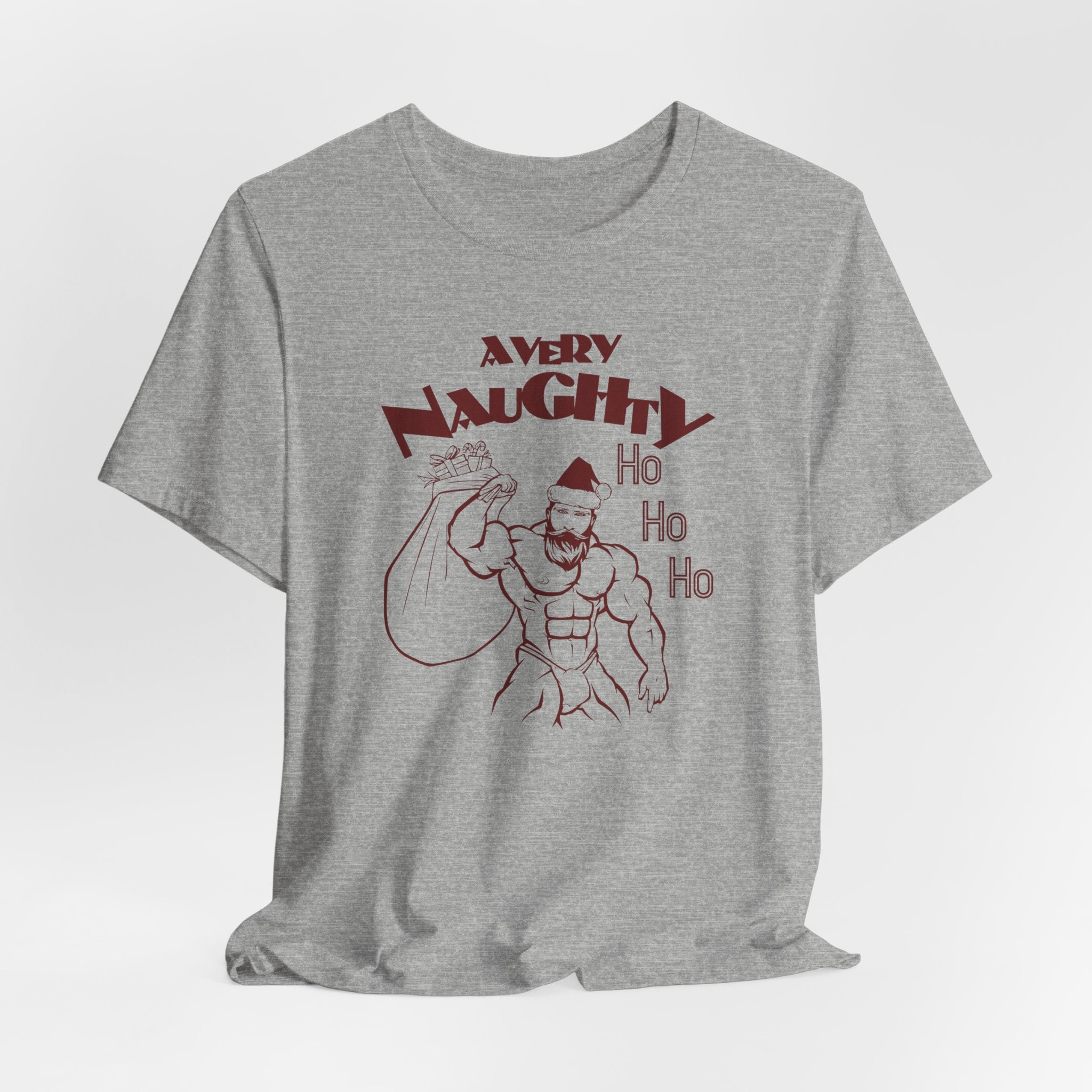 A Very Naughty Ho, Santa Muscle Bear Tee