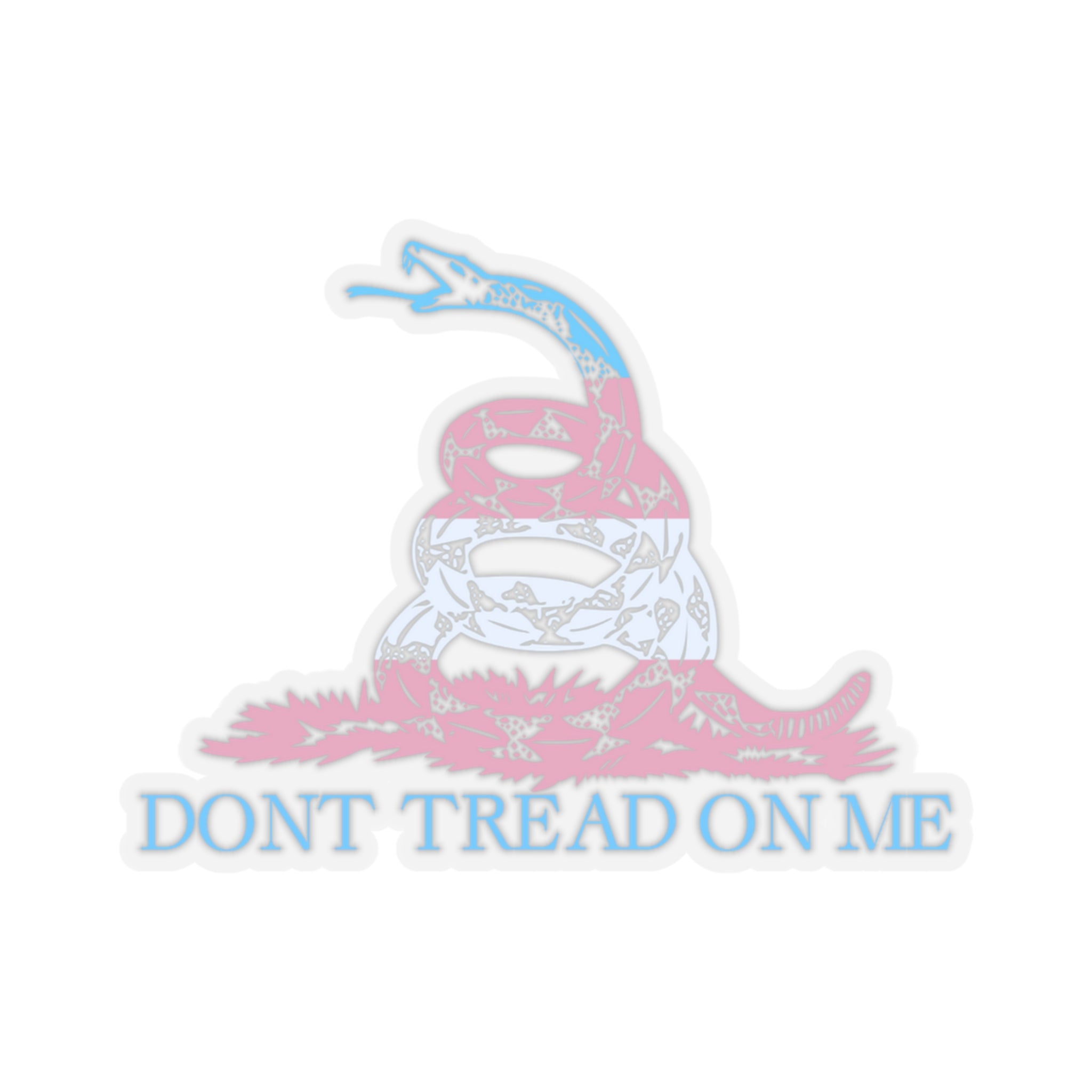 Dont Treat On Me Trans Edition Kiss-Cut Stickers - Kiss-Cut Stickers - Twisted Jezebel